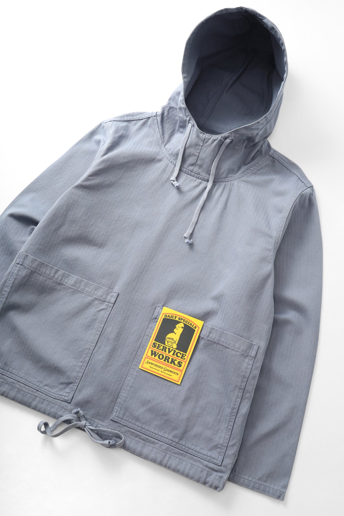 Service Works - Herringbone Market Smock - Harbour - Image 2