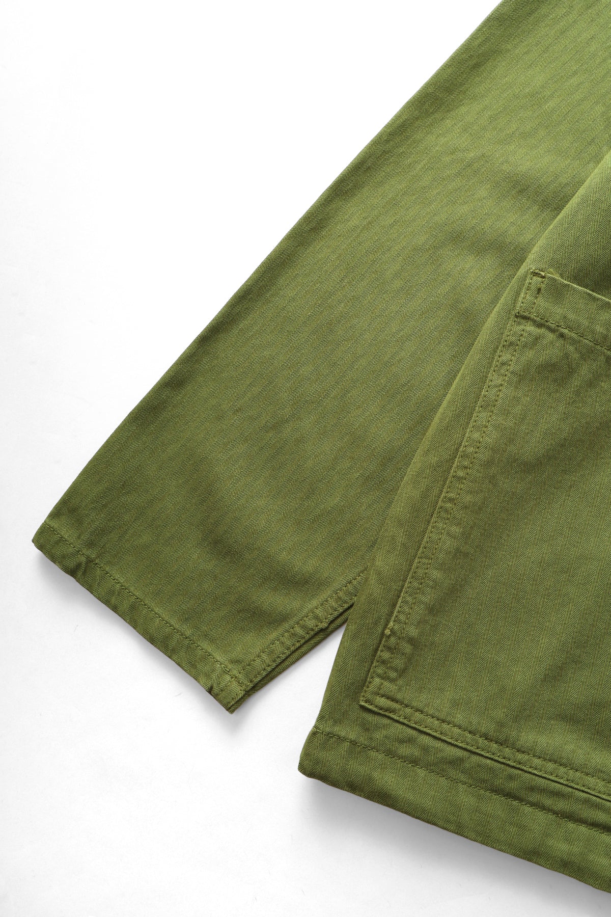 Service Works - Herringbone Market Smock - Pesto - Image 5