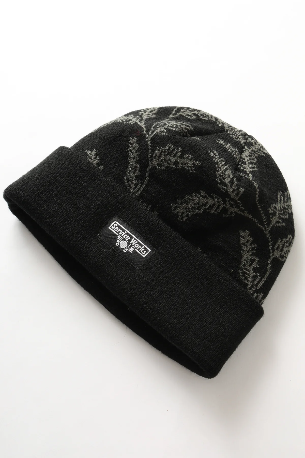 Service Works - Olive Branch Beanie - Black - Image 2