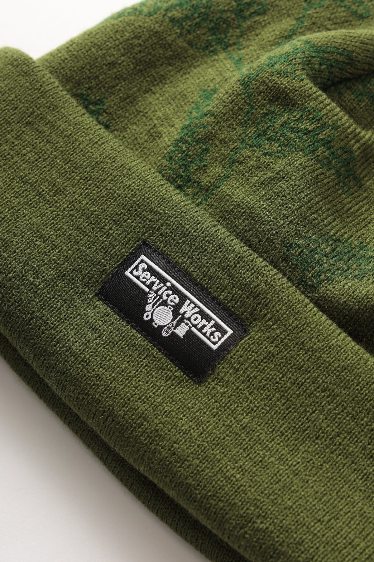 Service Works - Olive Branch Beanie - Olive - Image 3
