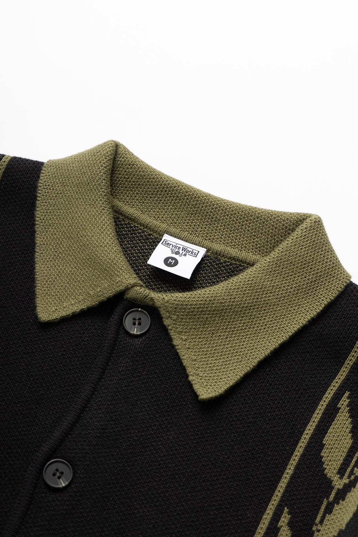 Service Works - Olive Branch Pullover - Black - Image 3