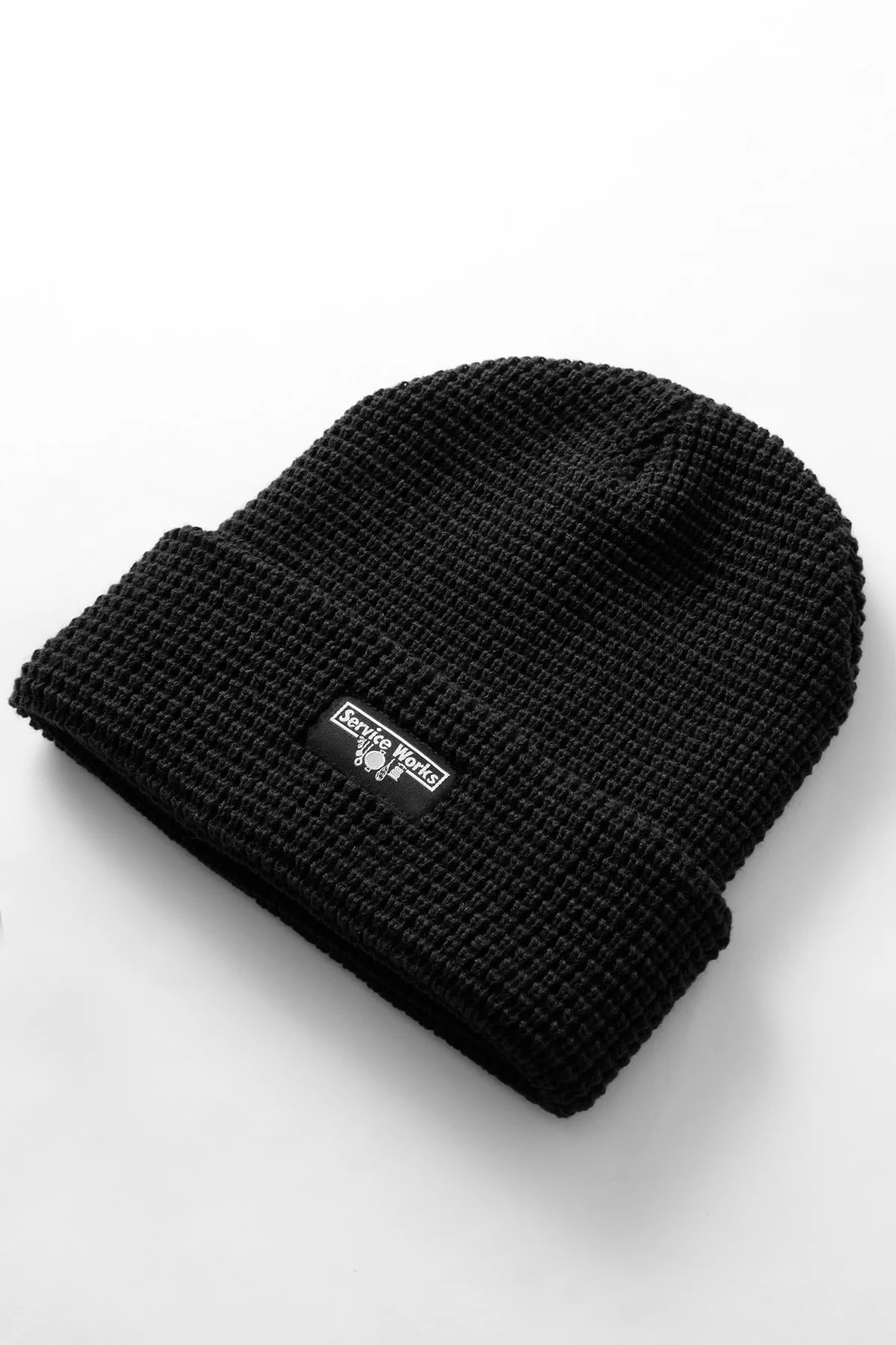 Service Works - Waffle Logo Beanie - Black - Image 2