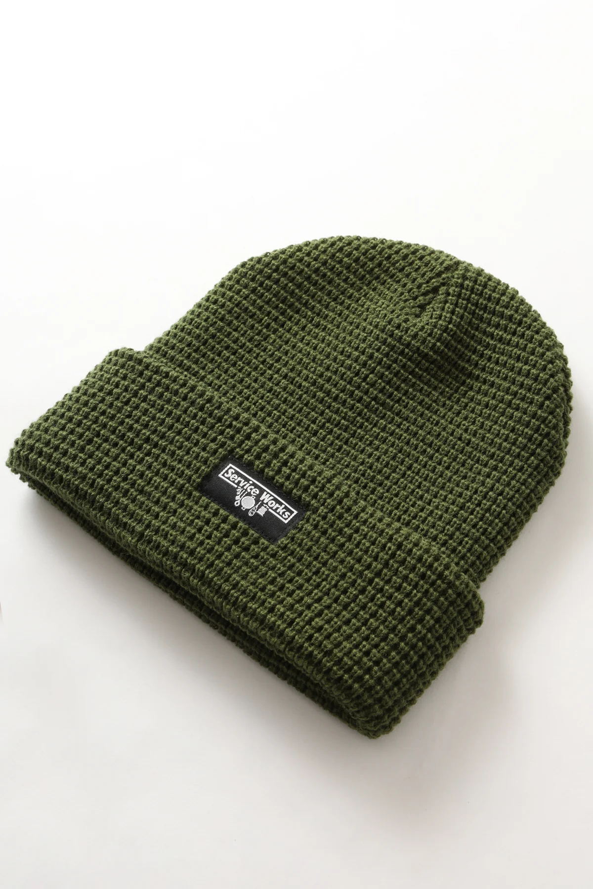 Service Works - Waffle Logo Beanie - Olive - Image 2