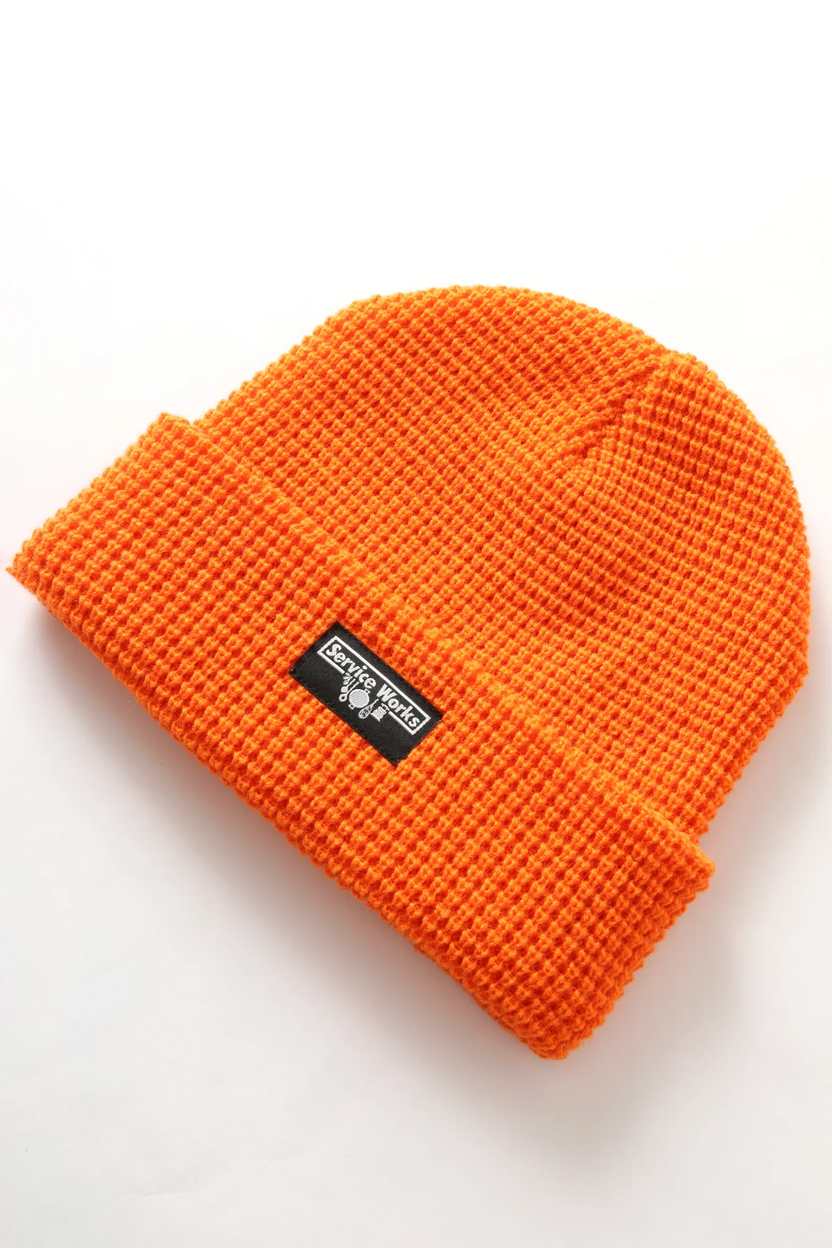 Service Works - Waffle Logo Beanie - Orange - Image 2