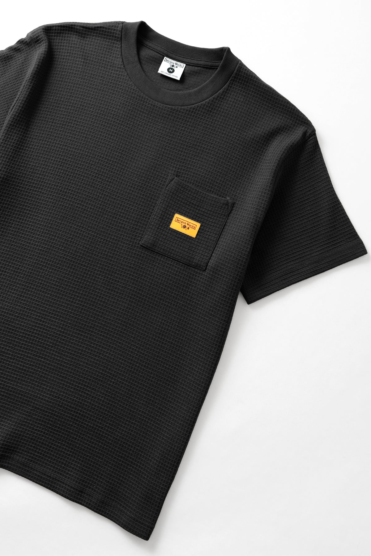 Service Works - Waffle Pocket Tee - Black - Image 2