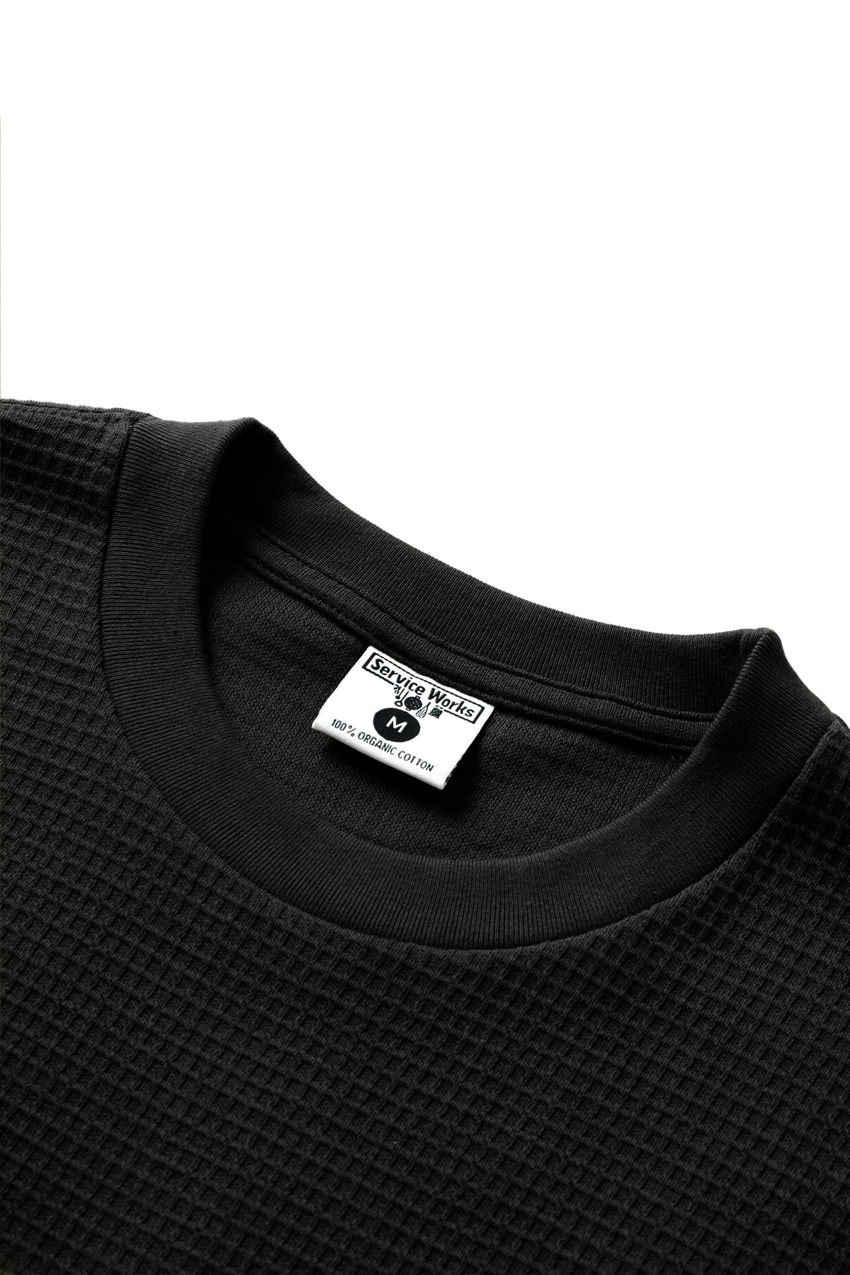 Service Works - Waffle Pocket Tee - Black - Image 3
