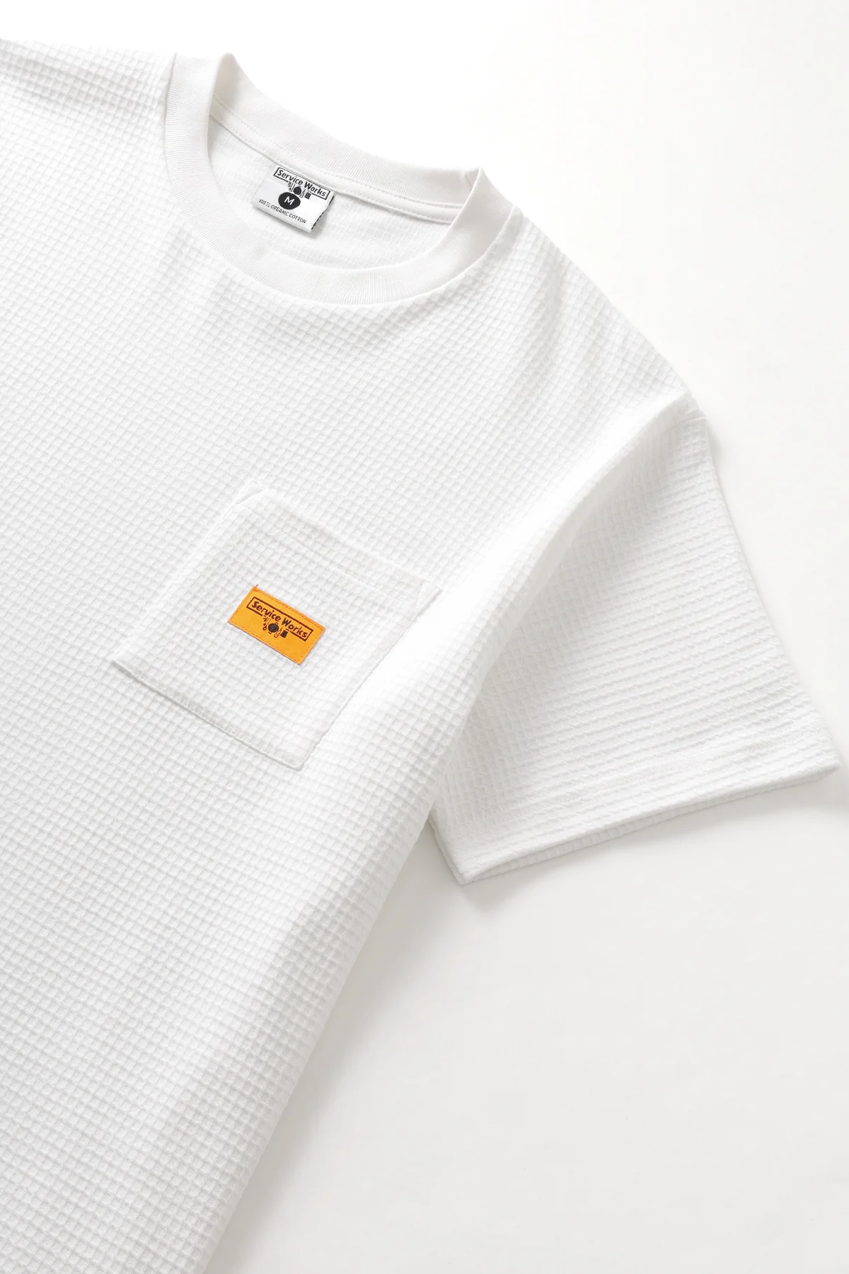 Service Works - Waffle Pocket Tee - White - Image 2