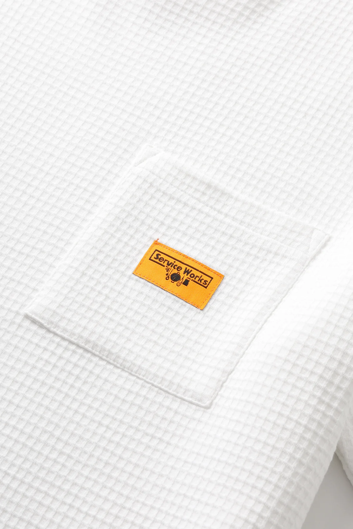 Service Works - Waffle Pocket Tee - White - Image 3