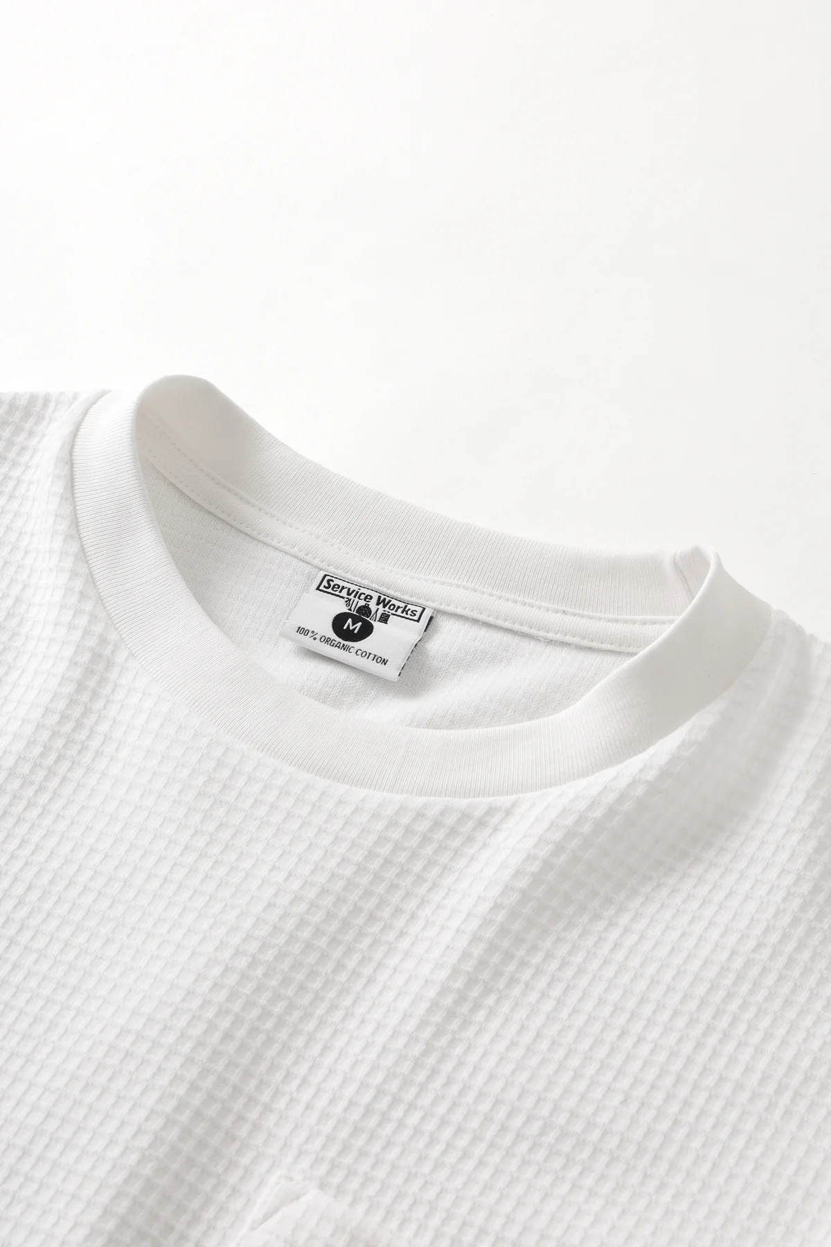 Service Works - Waffle Pocket Tee - White - Image 4