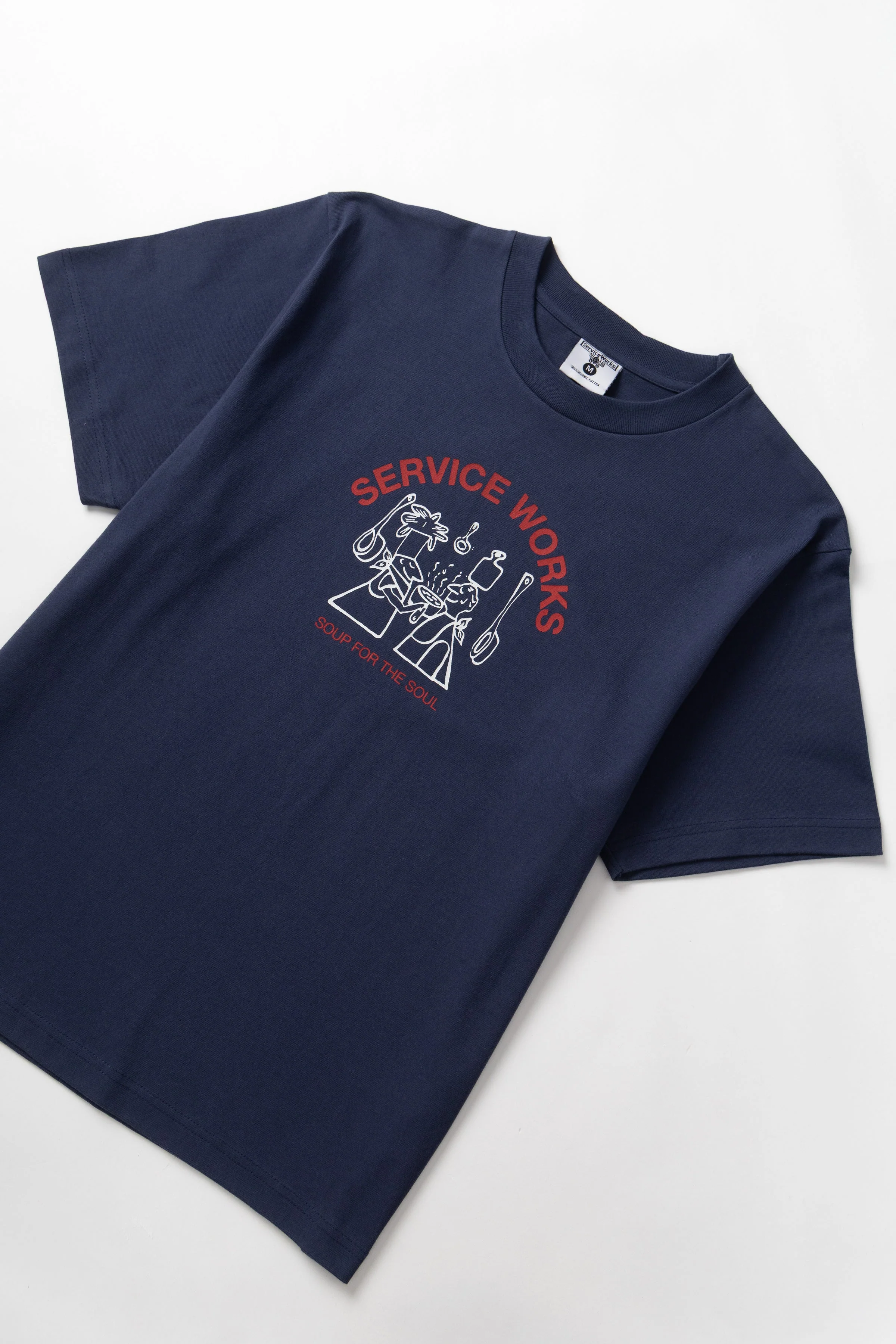 Service Works - Soup For The Soul Tee - Navy - Image 3