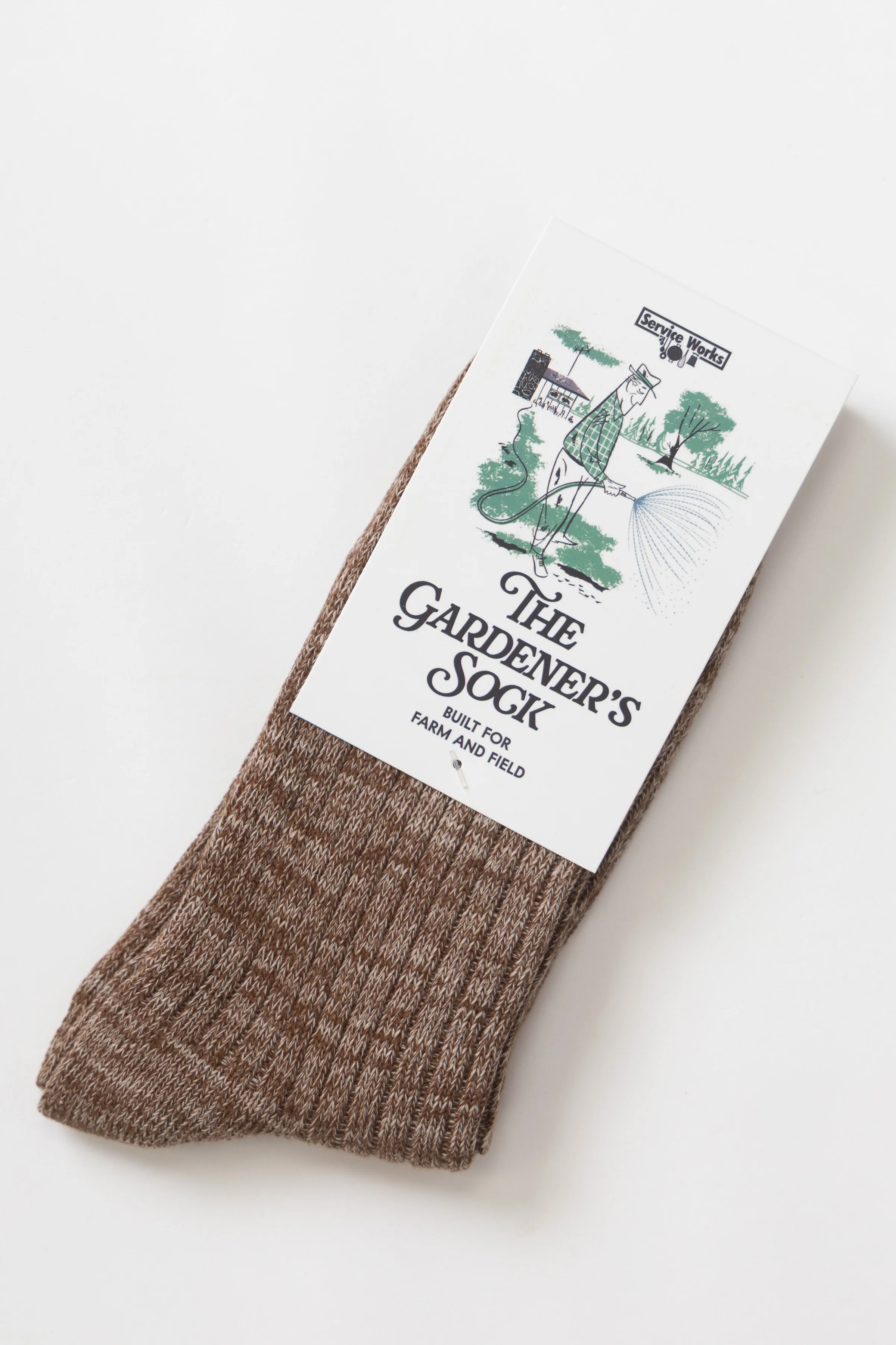 Service Works - The Gardener's Sock - Brown - Image 3