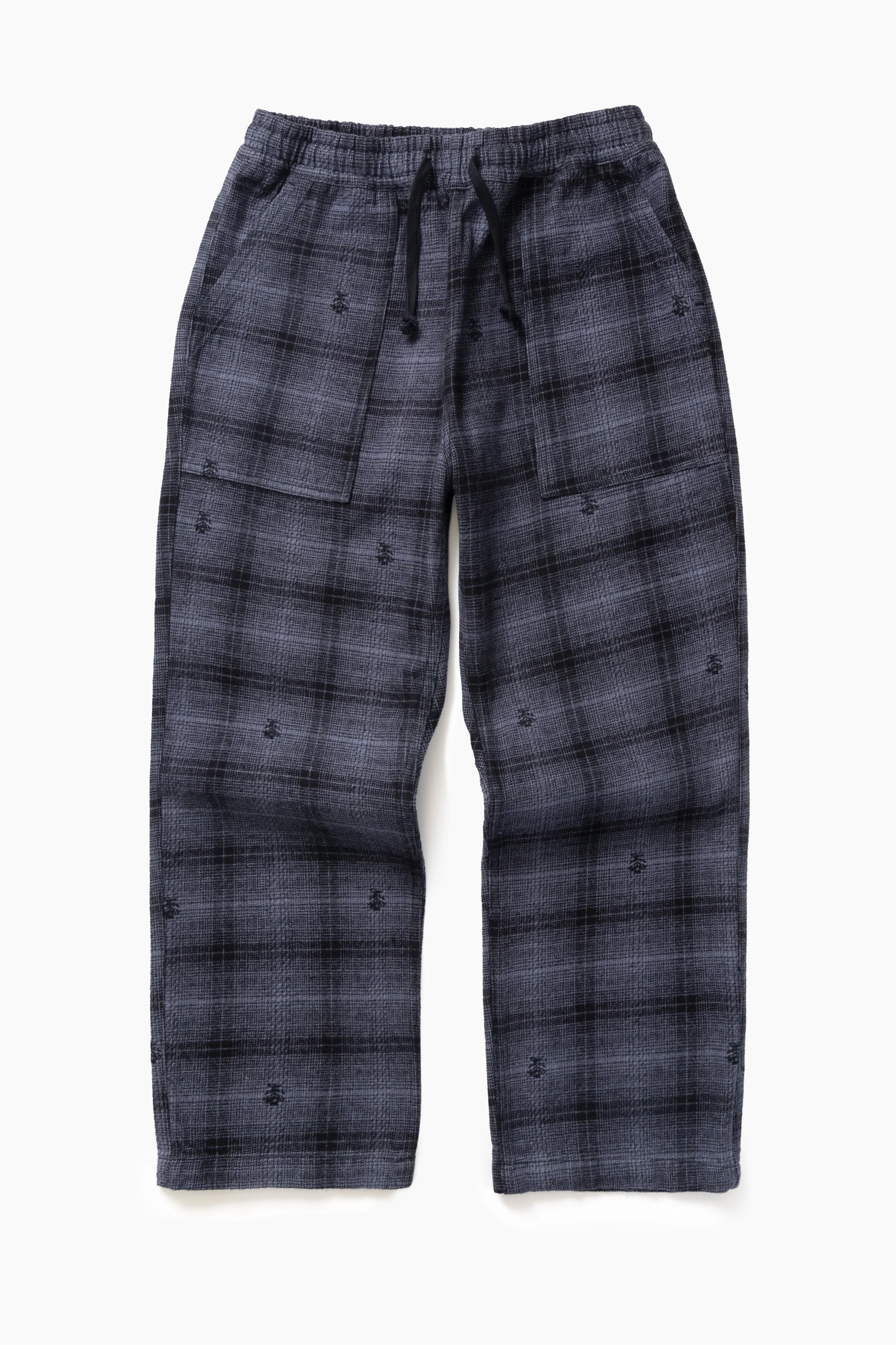 Service Works - Thistle Plaid Chef Pants - Black