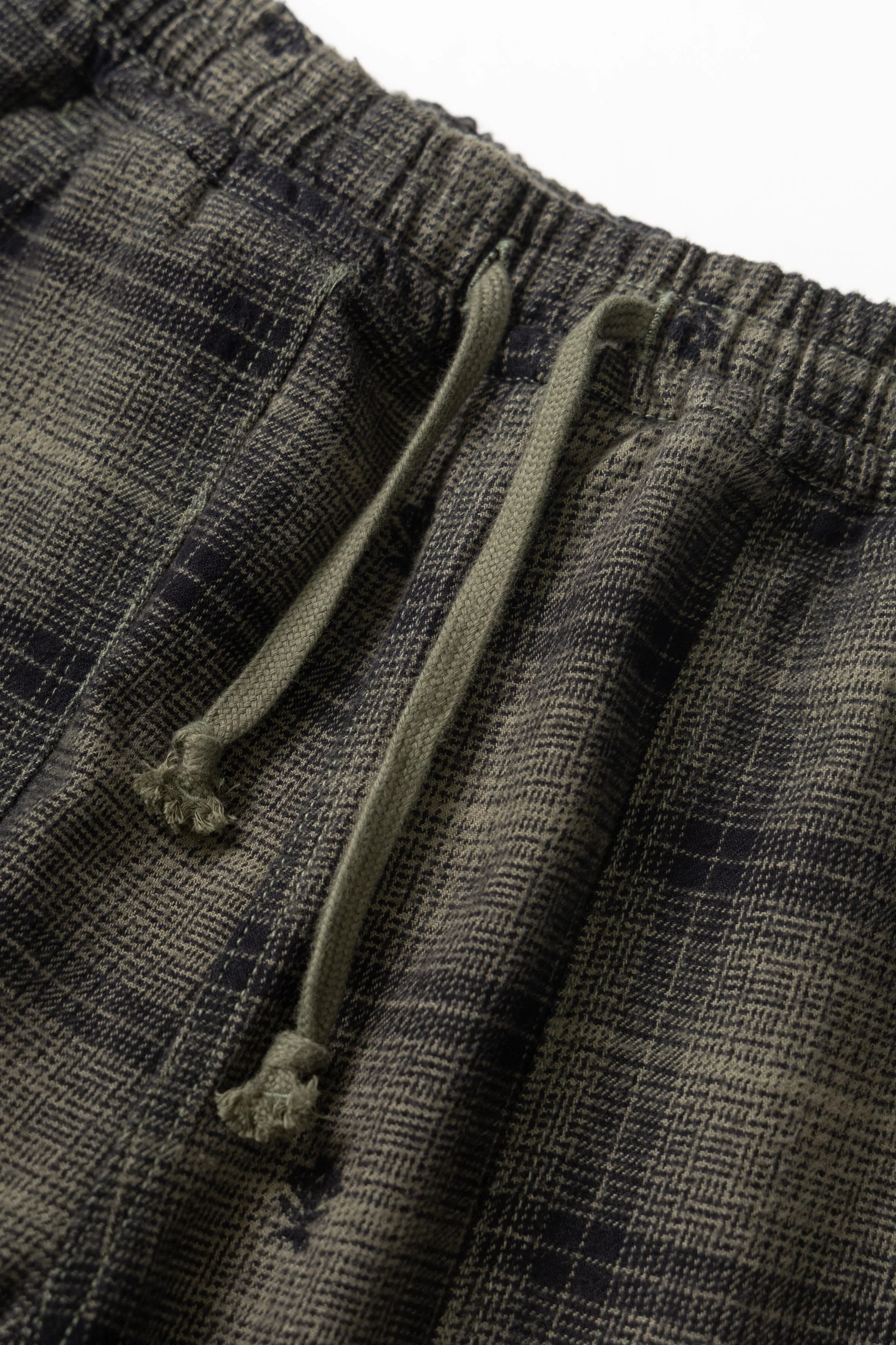 Service Works - Thistle Plaid Chef Pants - Olive - Image 3