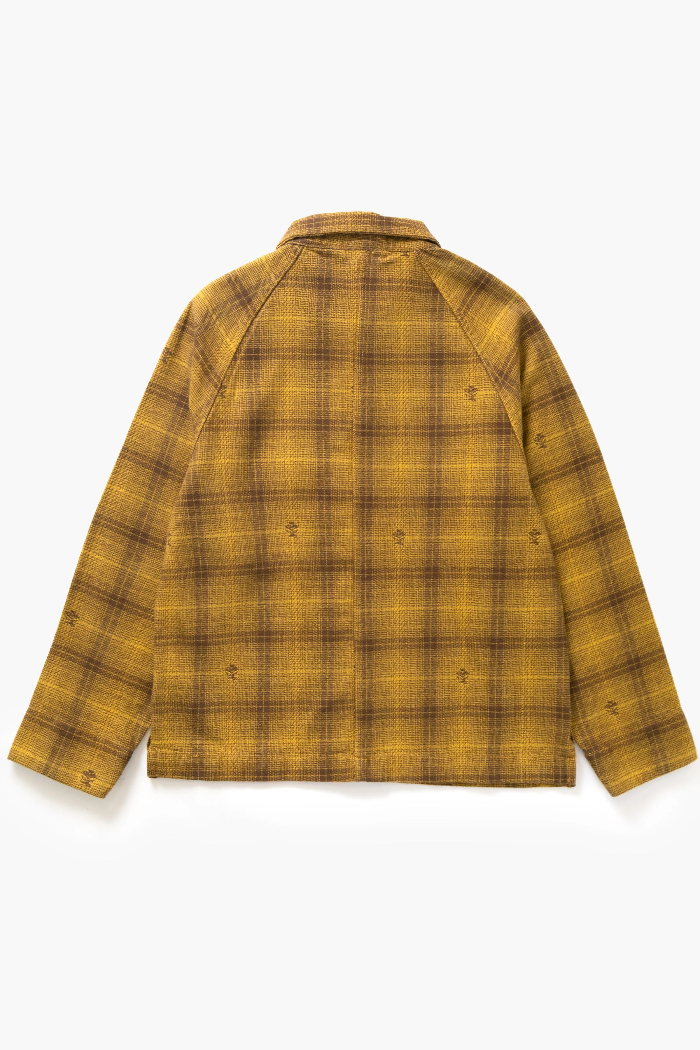 Service Works - Thistle Plaid Front Of House Jacket - Ochre - Image 7