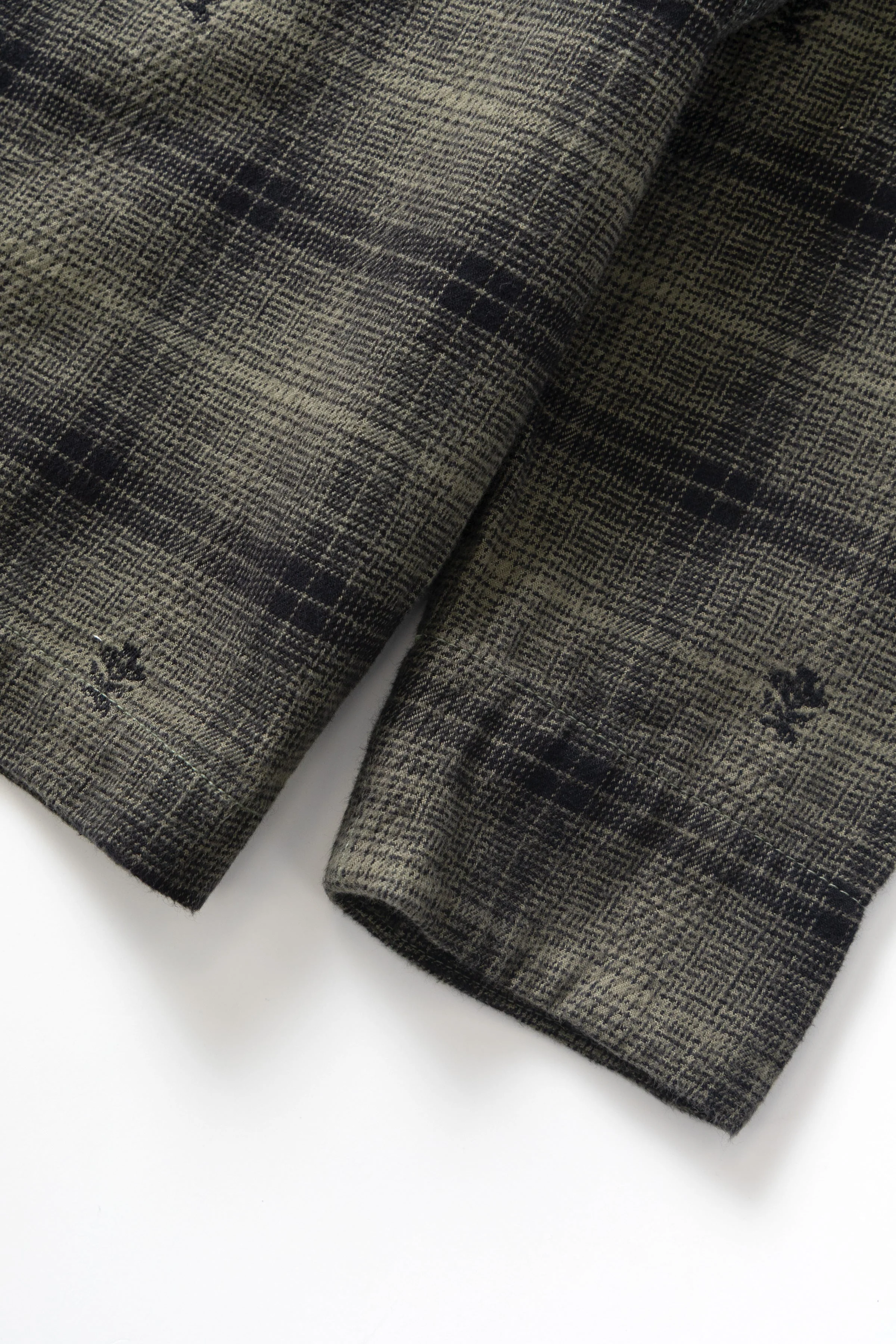 Service Works - Thistle Plaid Front Of House Jacket - Olive - Image 4