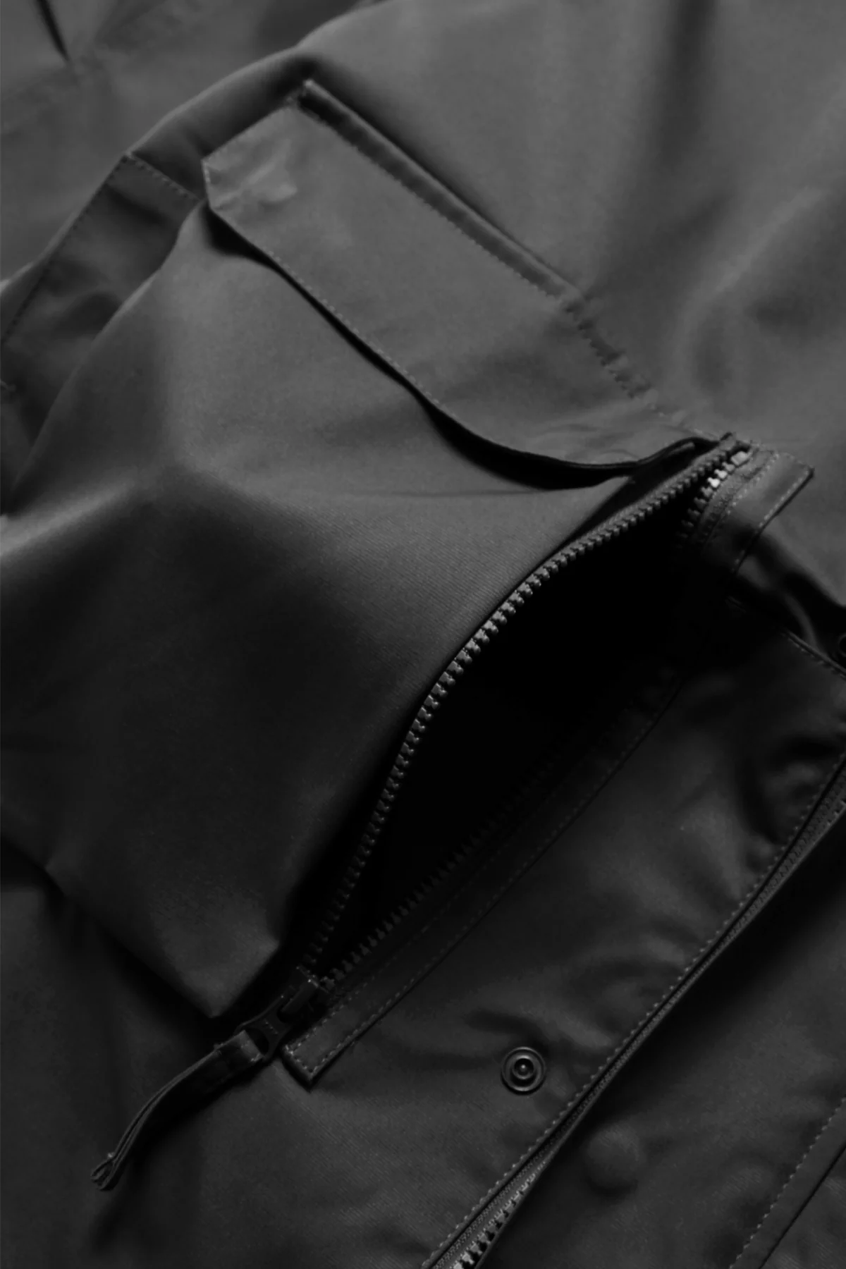 TRS - Multi Pocket Parka - Black - Image 4