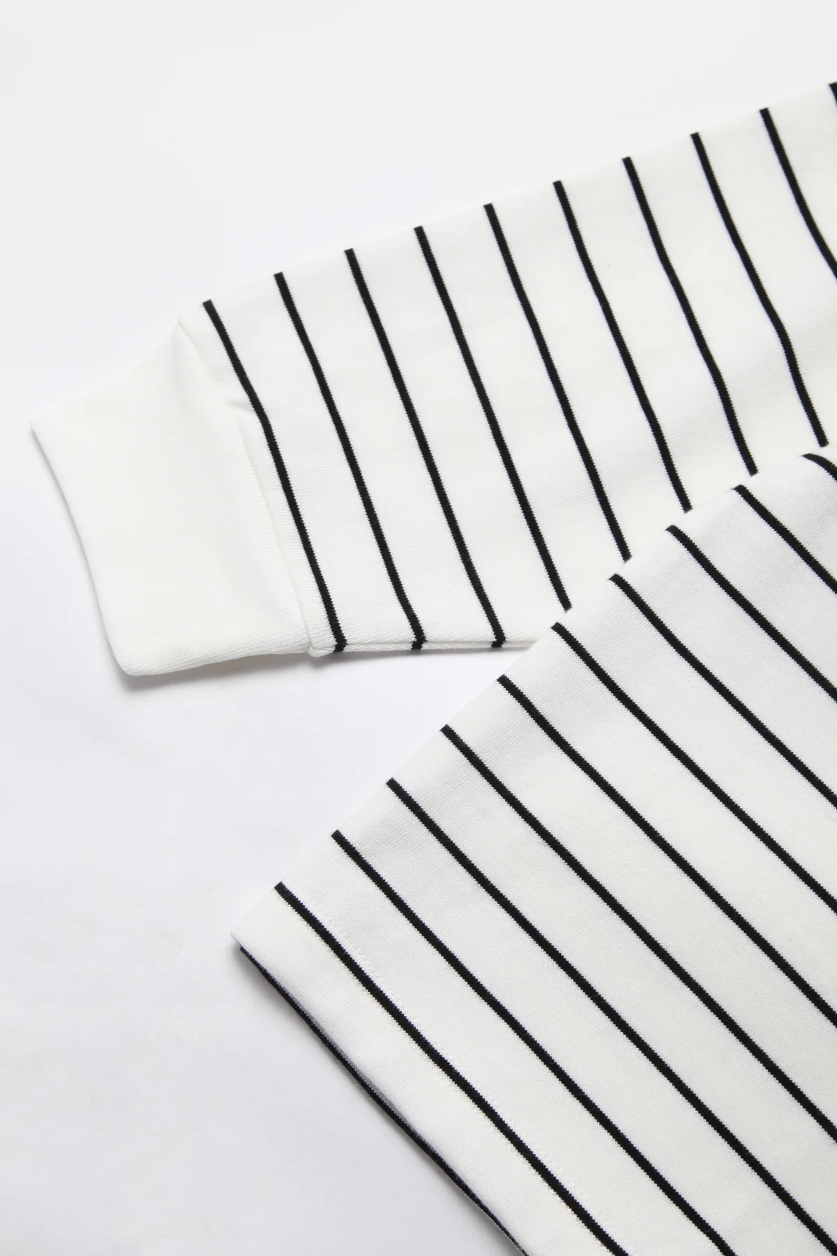 TRS - Oversized Striped Polo - White - Image 4