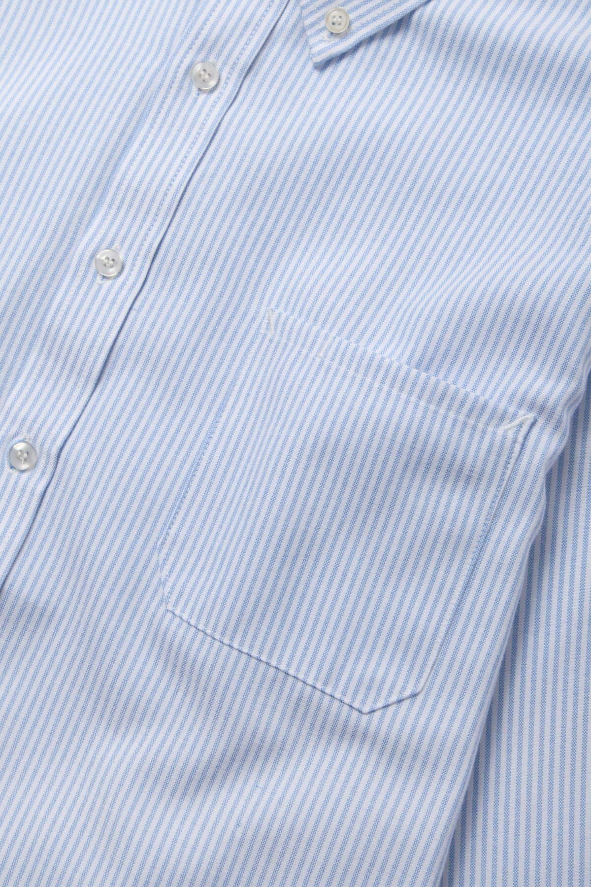 TRS - Striped Oxford Shirt - Blue - Image 4