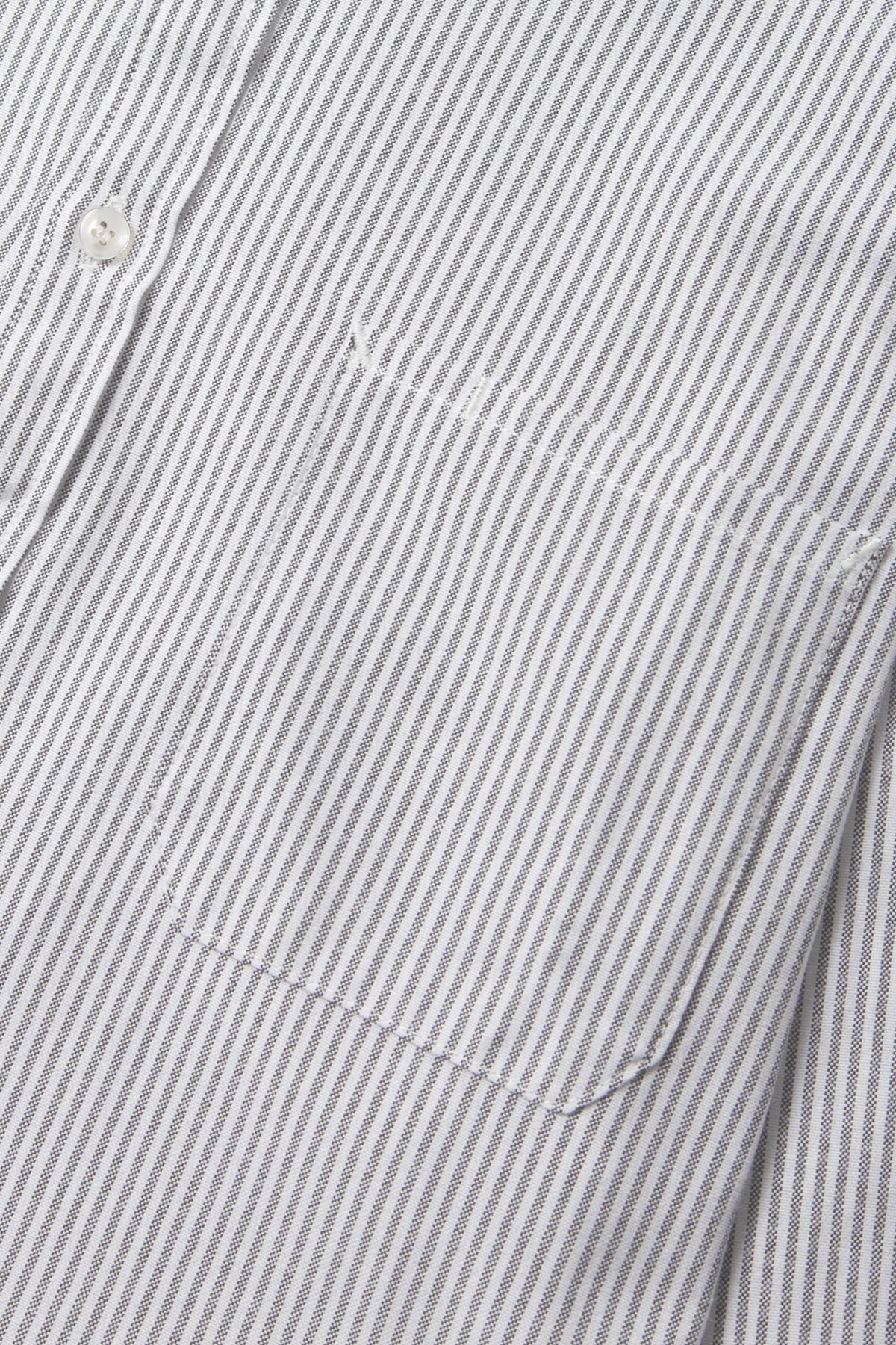 TRS - Striped Oxford Shirt - Grey - Image 4
