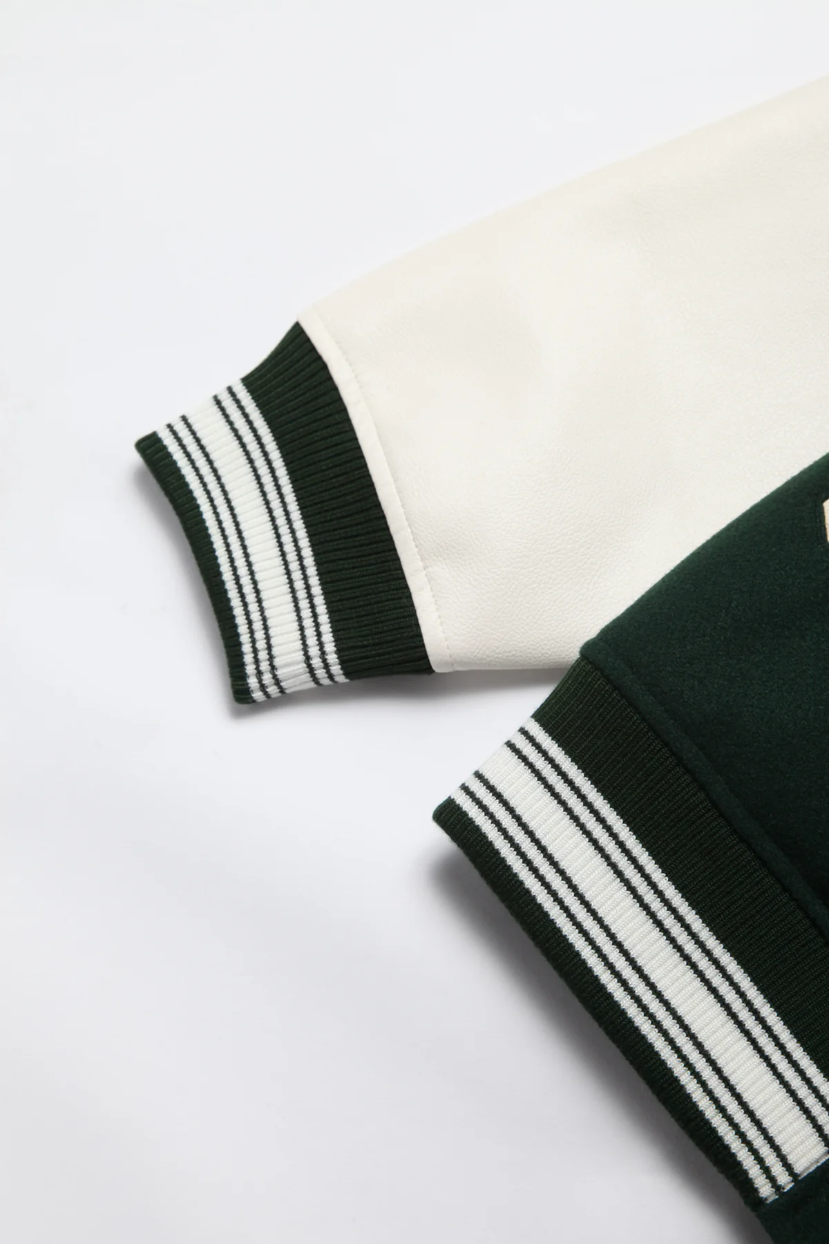 TRS - Vegan Varsity Jacket - Green - Image 5