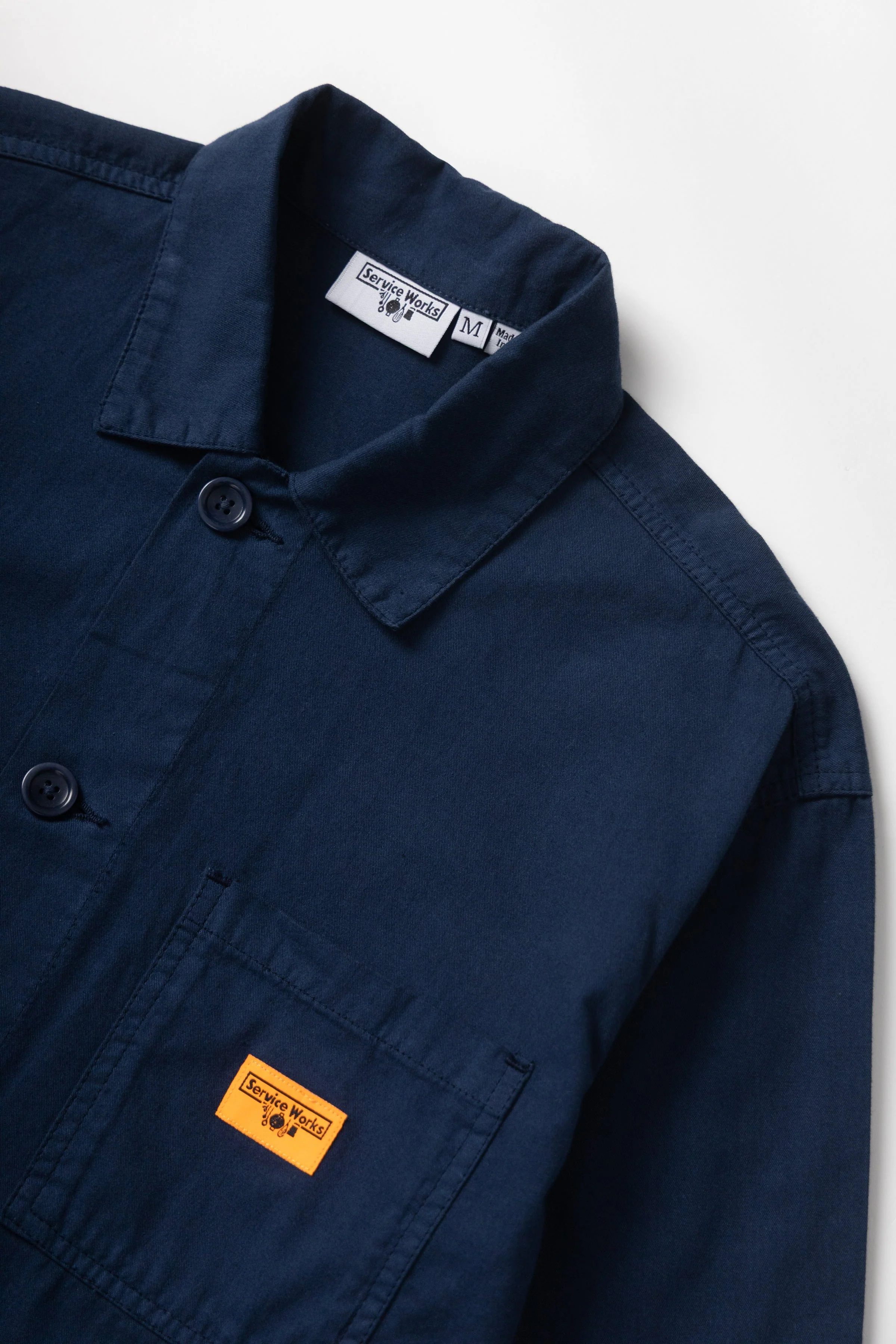 Service Works - Twill Chore Shirt - Dark Navy - Image 4