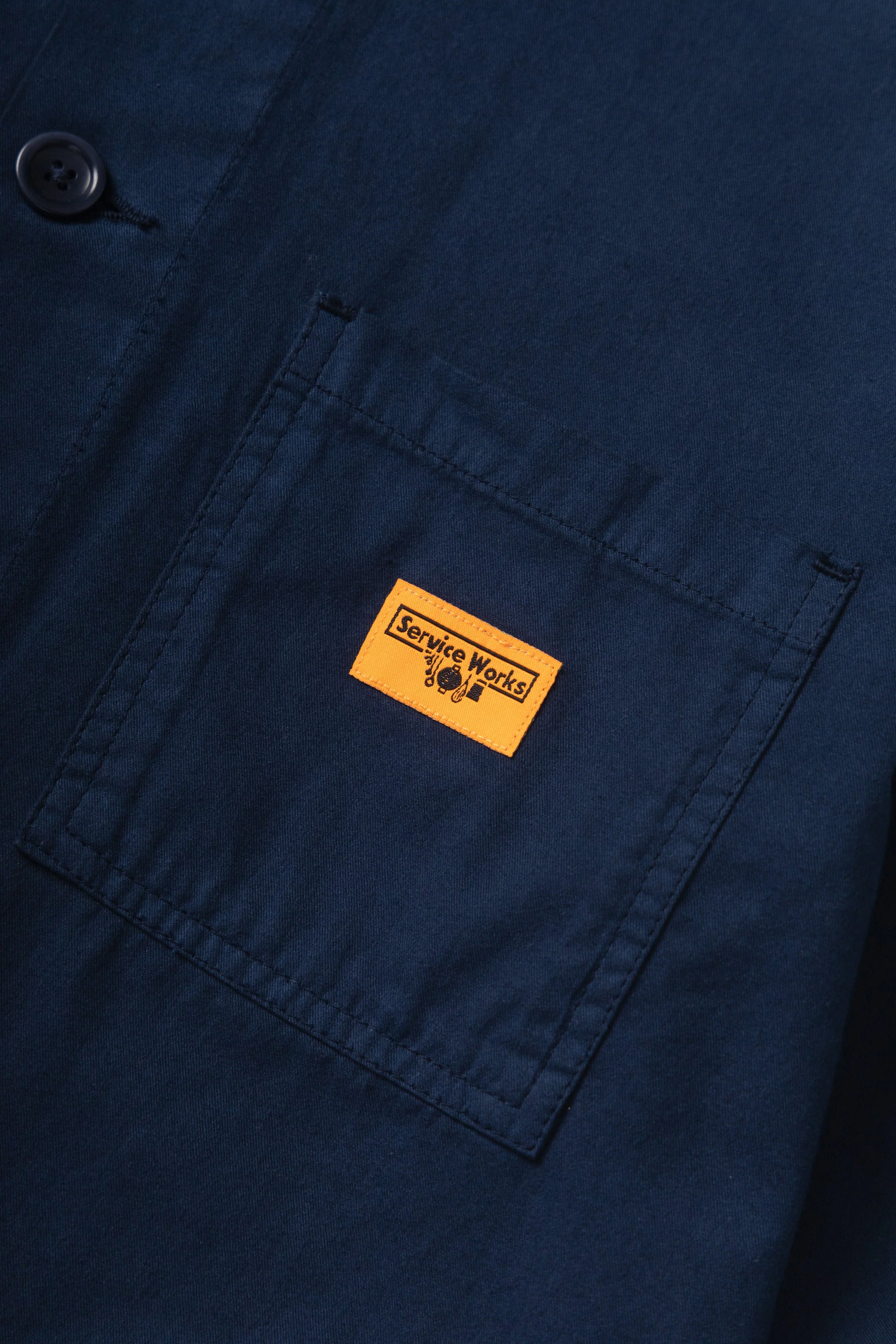 Service Works - Twill Chore Shirt - Dark Navy - Image 5
