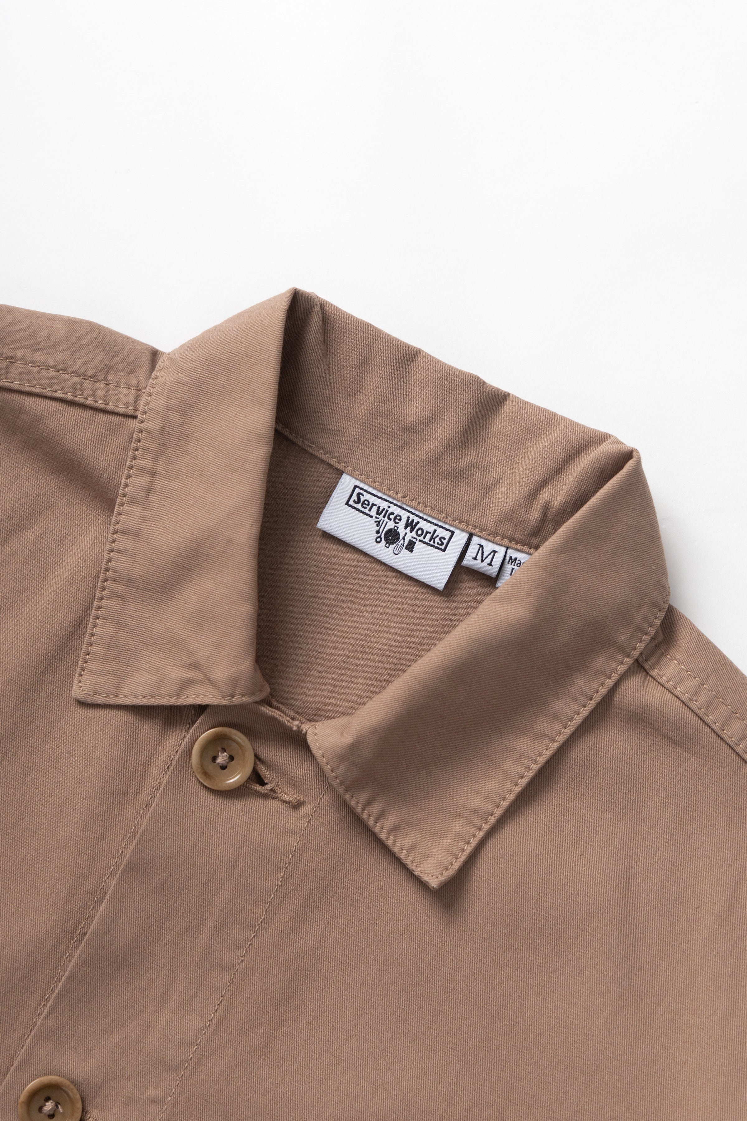 Service Works - Twill Chore Shirt - Mushroom - Image 2