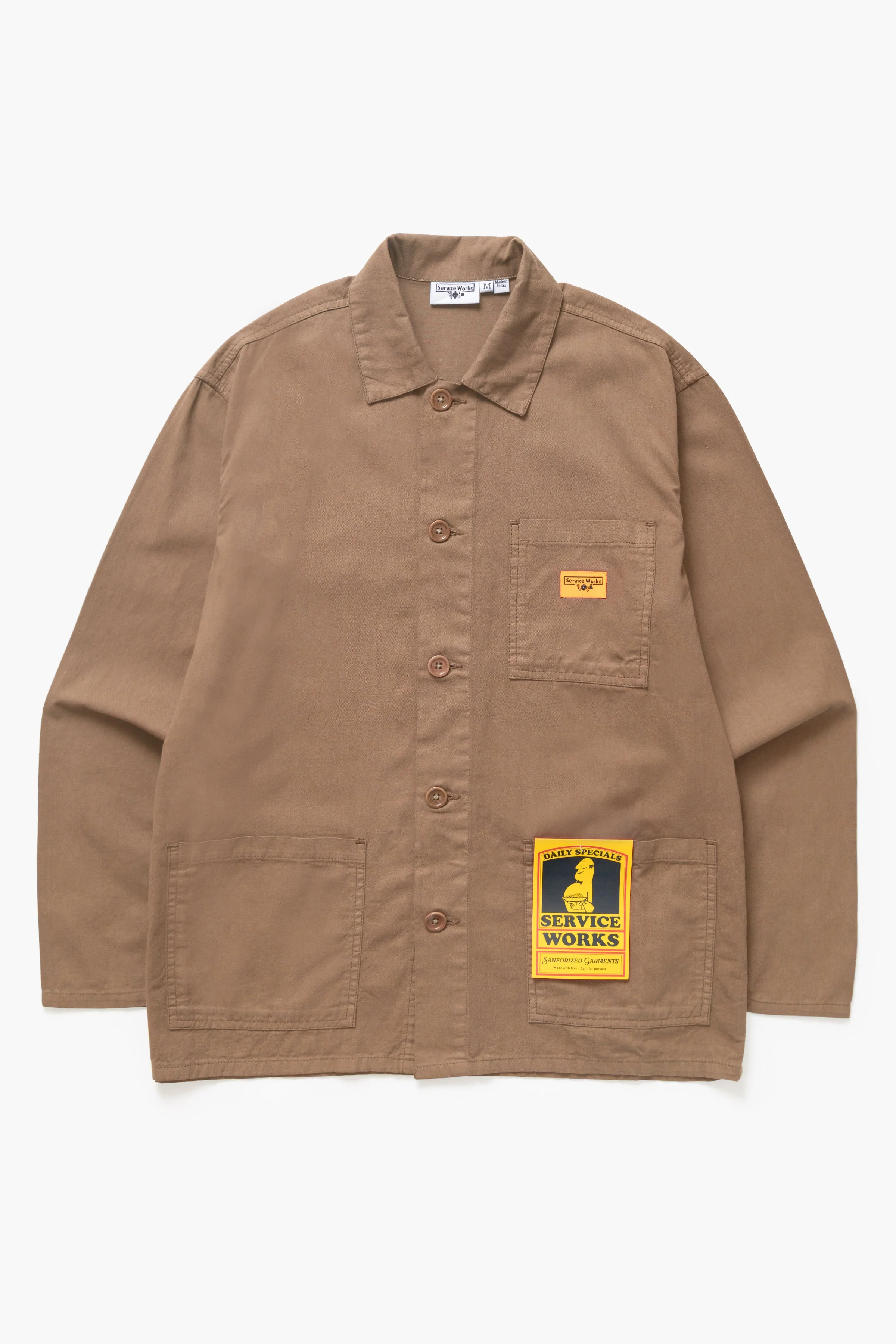 Service Works - Twill Chore Shirt - Mushroom - Image 3