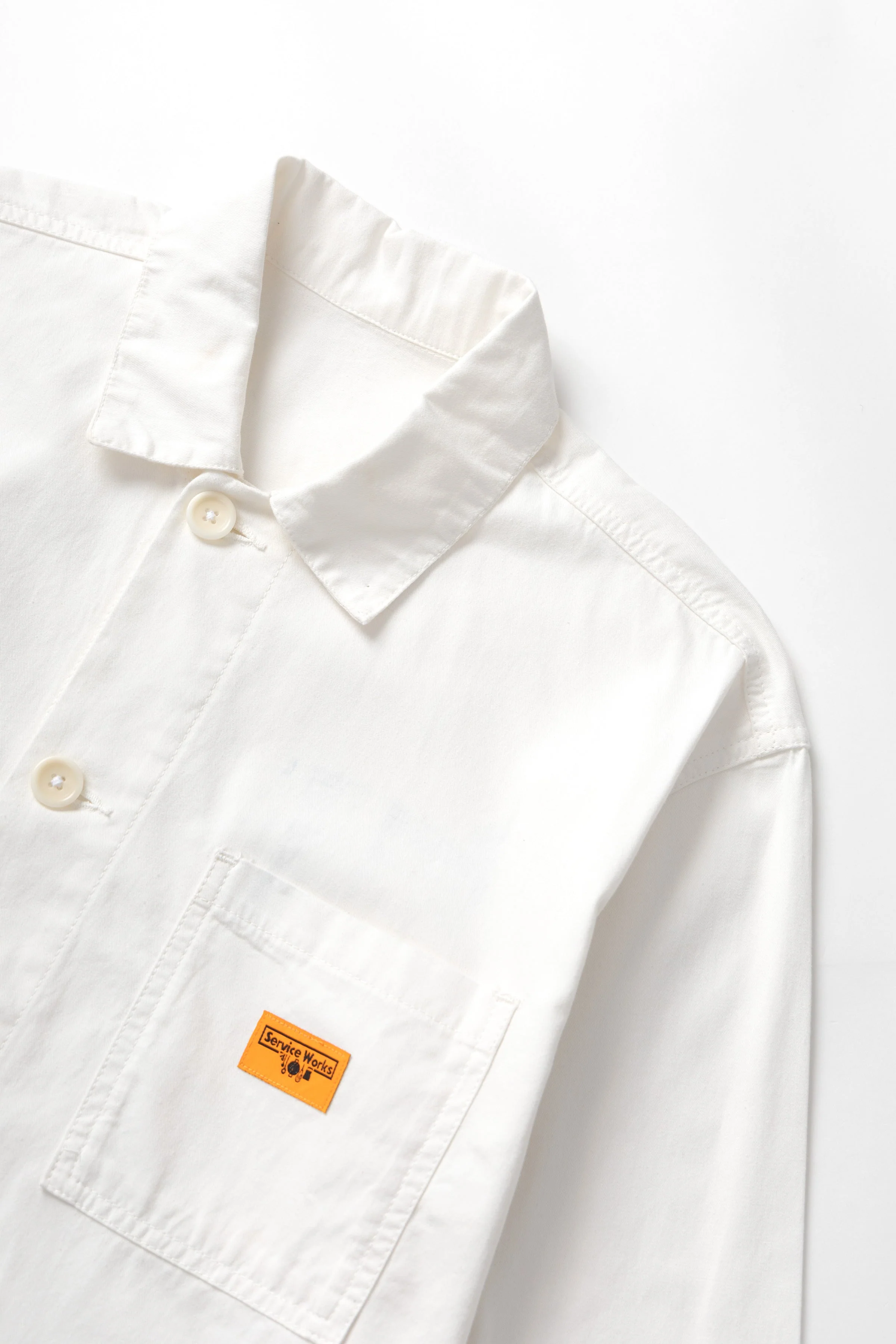 Service Works - Twill Chore Shirt - Off-White - Image 4