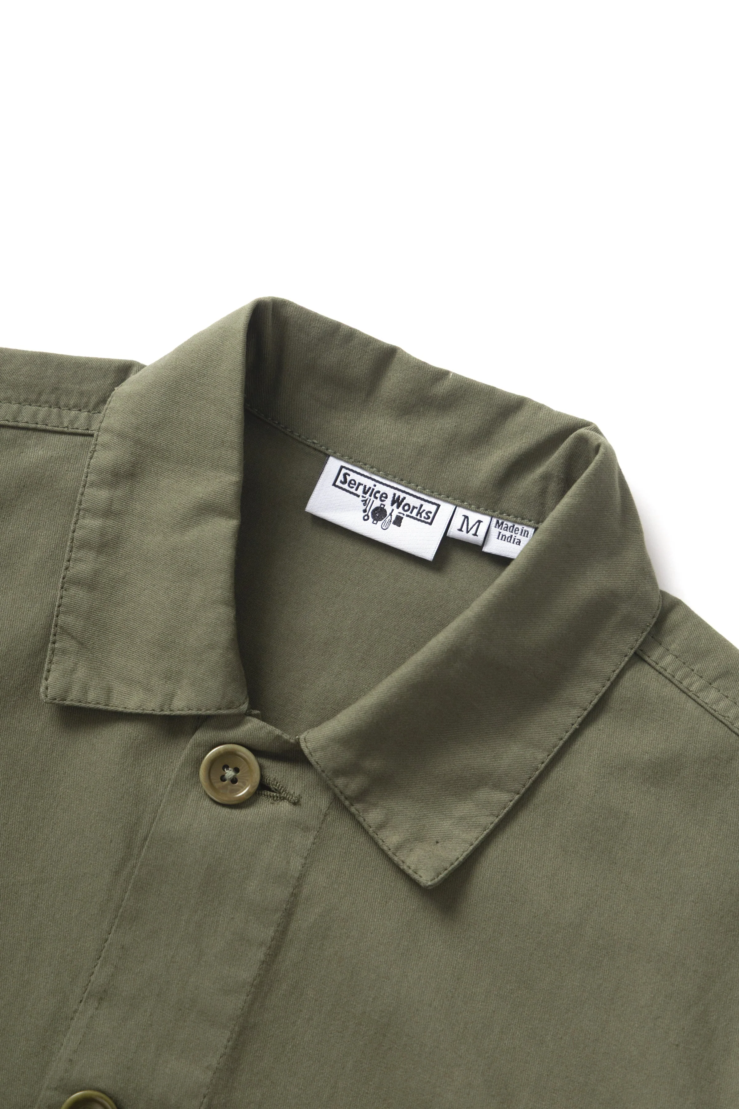 Service Works - Twill Chore Shirt - Olive - Image 2
