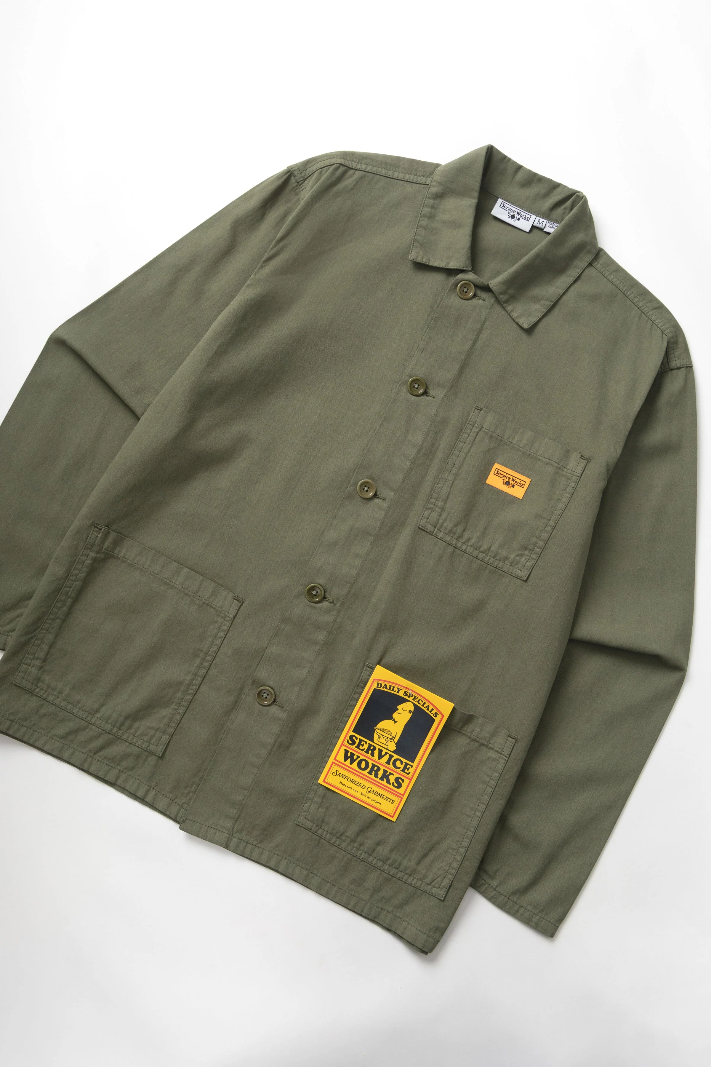 Service Works - Twill Chore Shirt - Olive - Image 3