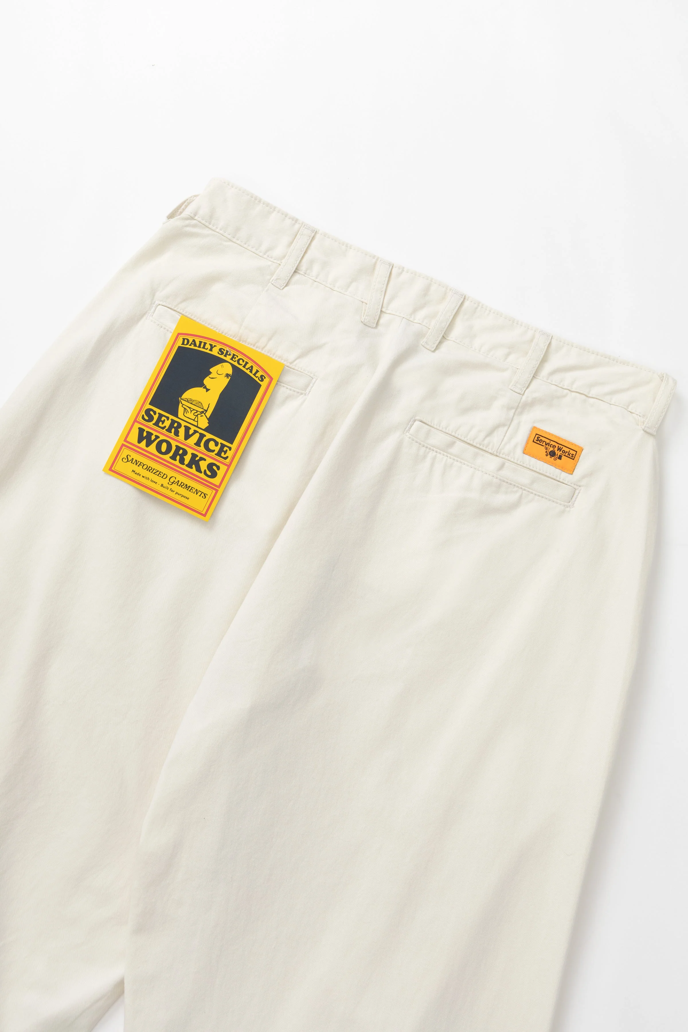 Service Works - Twill Part Timer Pant - Off-White - Image 4