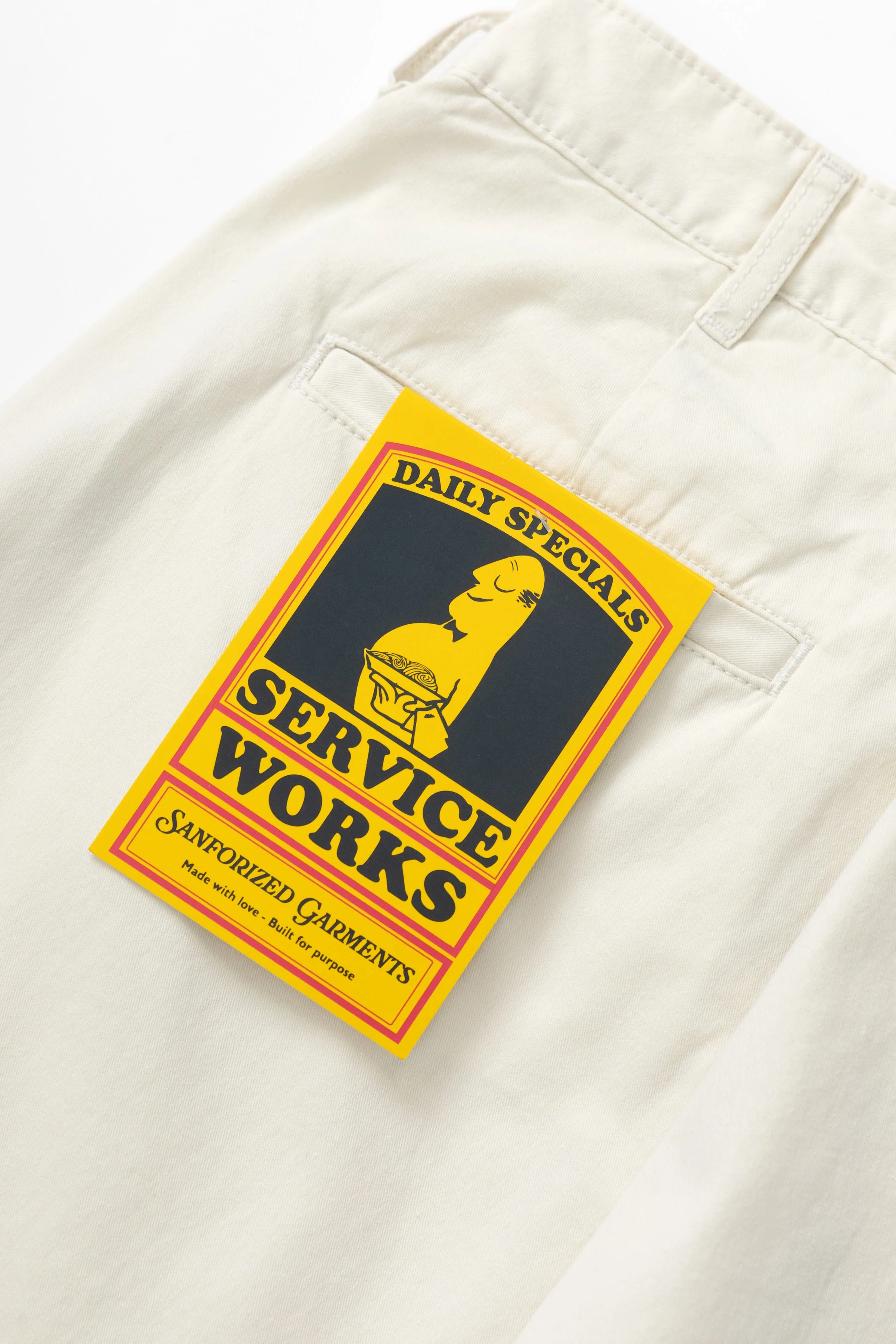 Service Works - Twill Part Timer Pant - Off-White - Image 6