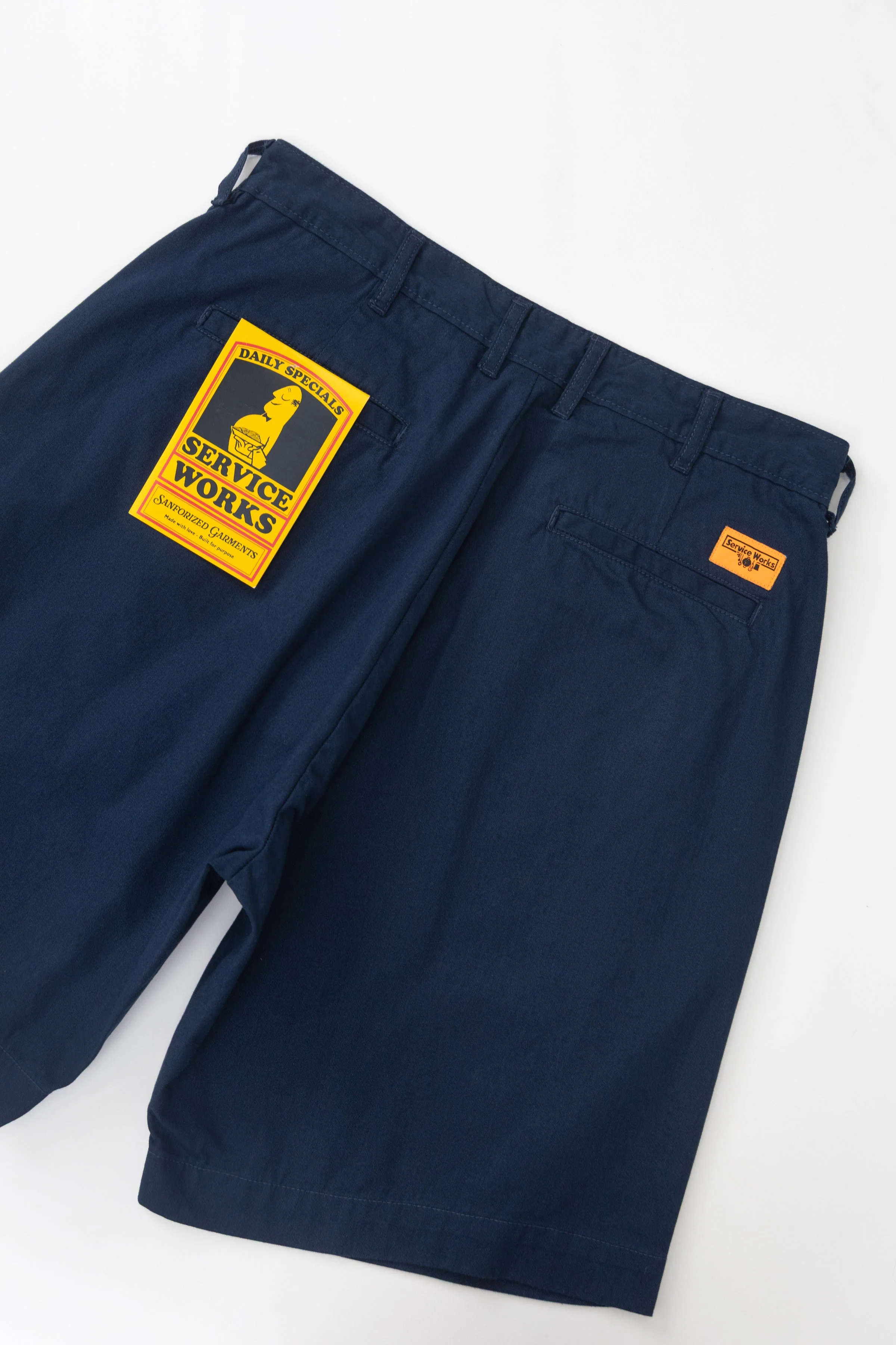 Service Works - Twill Part Timer Shorts - Dark Navy - Image 4