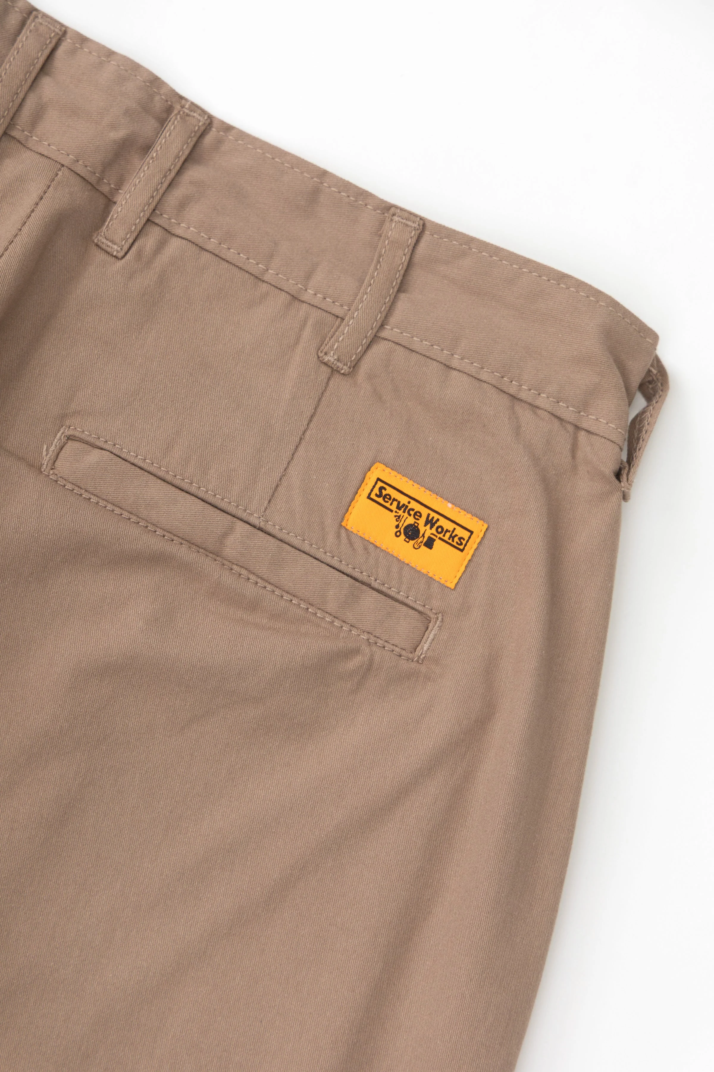 Service Works - Twill Part Timer Shorts - Mushroom - Image 5