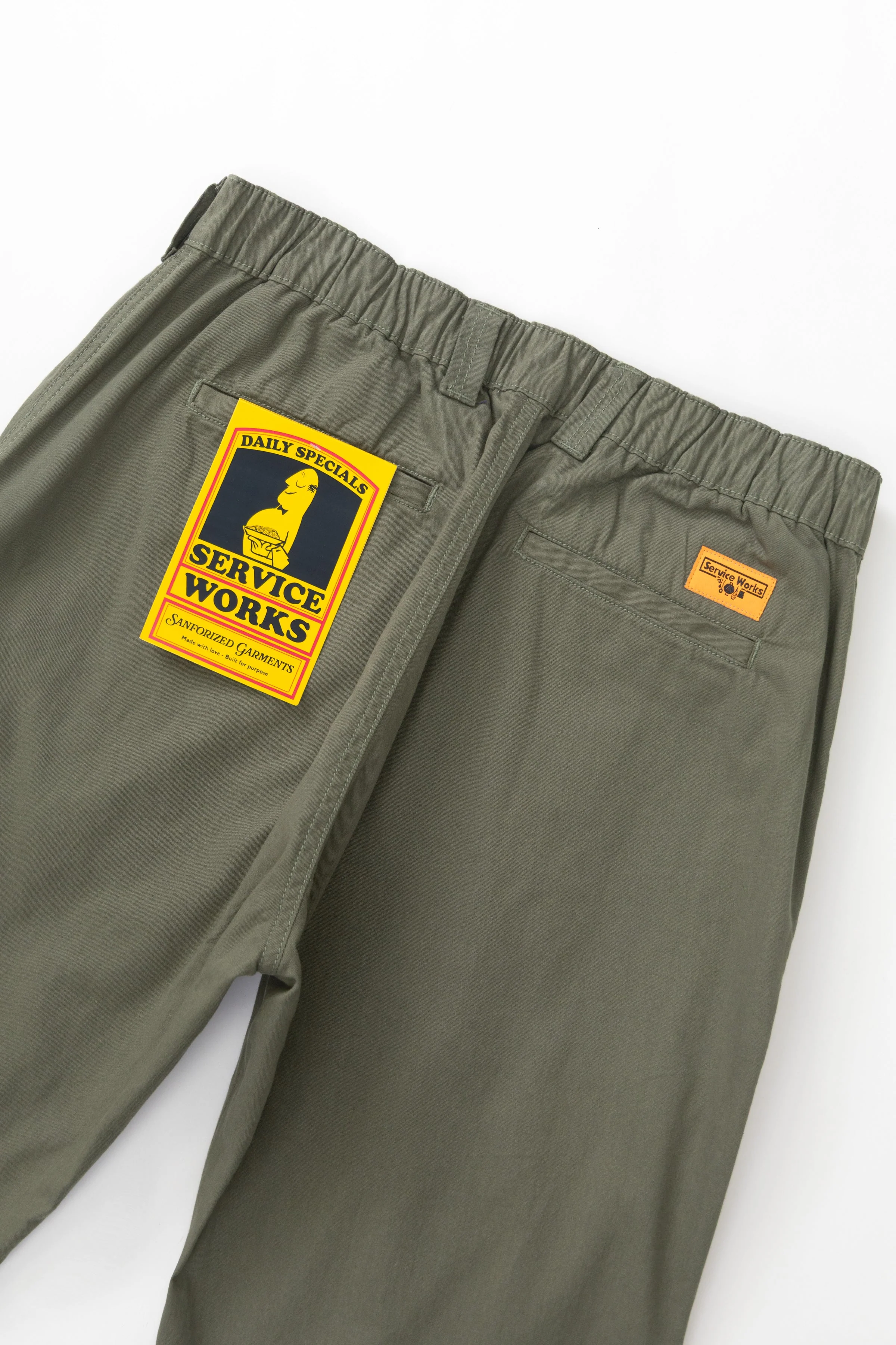 Service Works - Twill Waiters Pant - Olive - Image 4