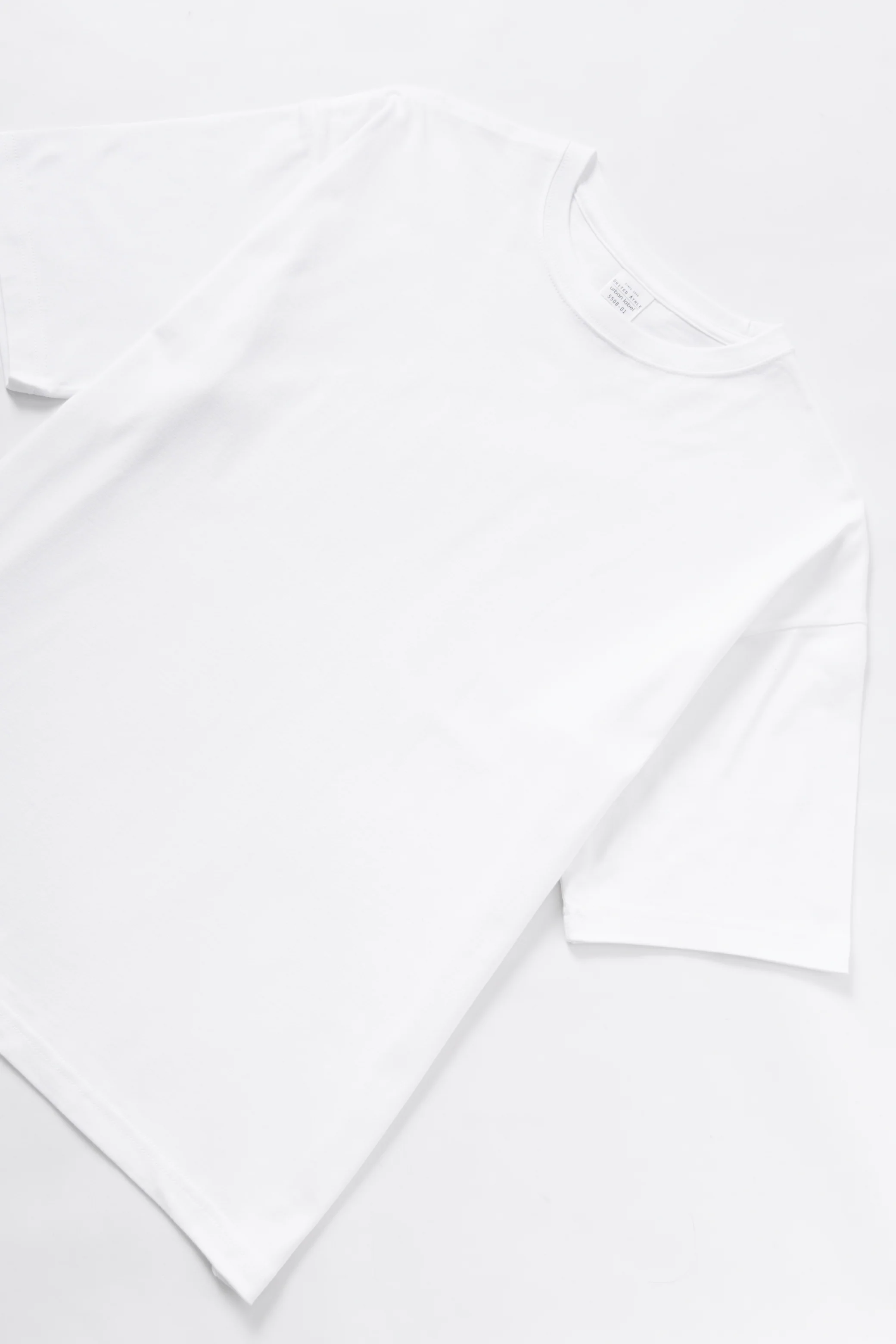 United Athle - 5508 6oz Open End Heavyweight T-Shirt - White - Image 3