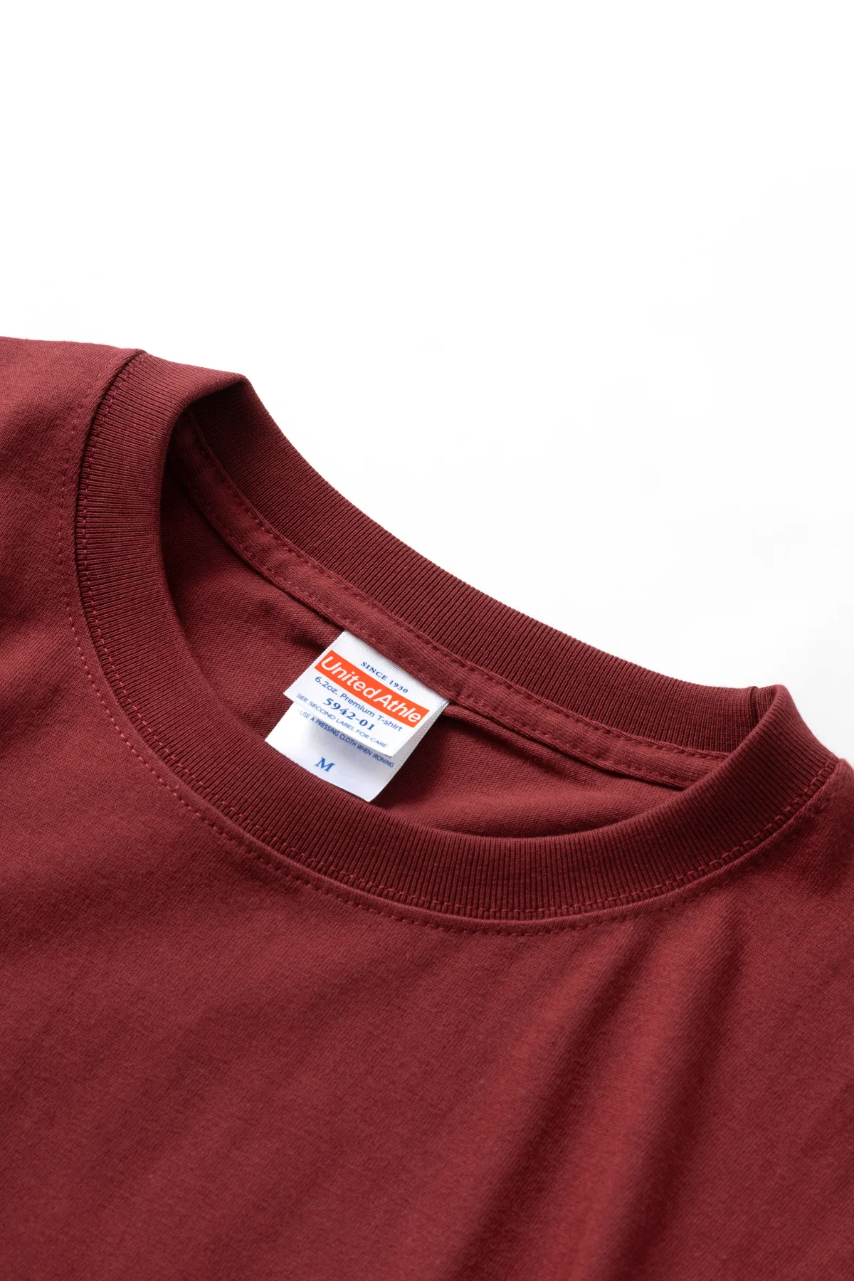United Athle - 5942 6.2oz Premium T-Shirt - Burgundy - Image 3
