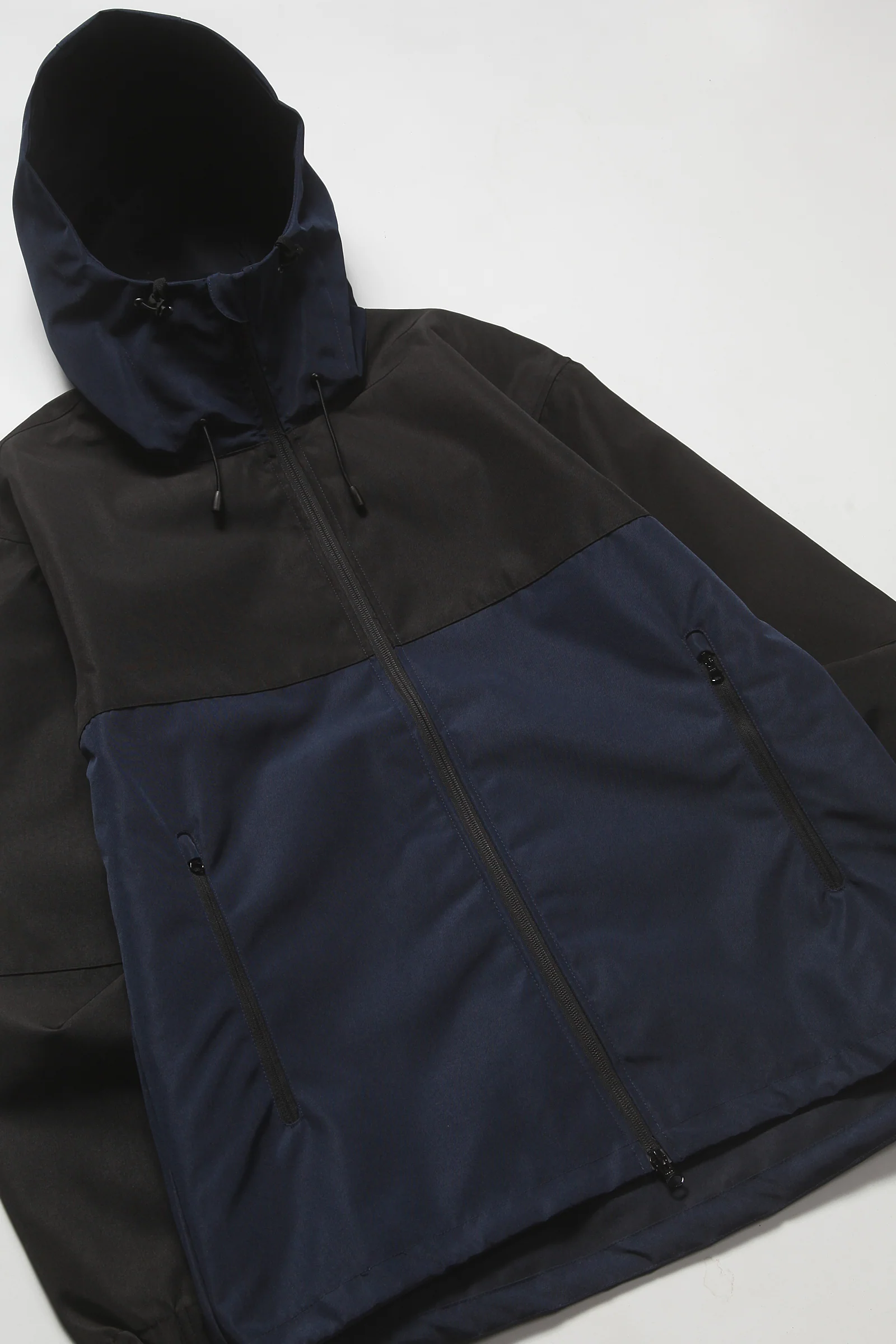 United Athle - 7489 Two Tone Shell Parka - Navy/Black - Image 3