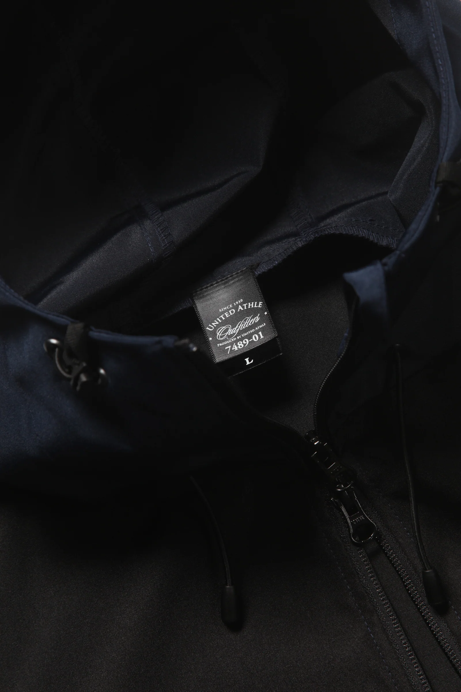 United Athle - 7489 Two Tone Shell Parka - Navy/Black - Image 6