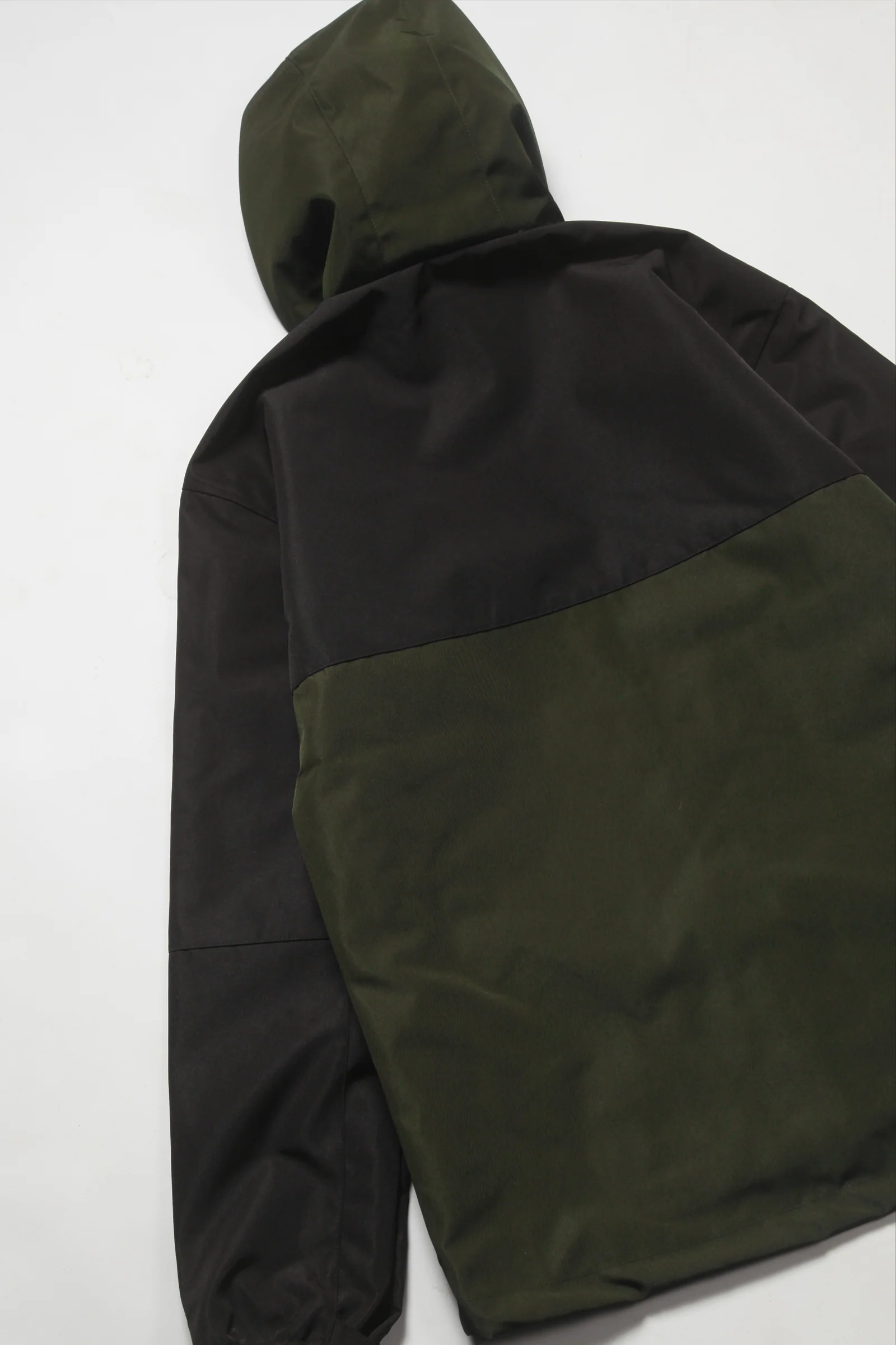 United Athle - 7489 Two Tone Shell Parka - Olive/Black - Image 7