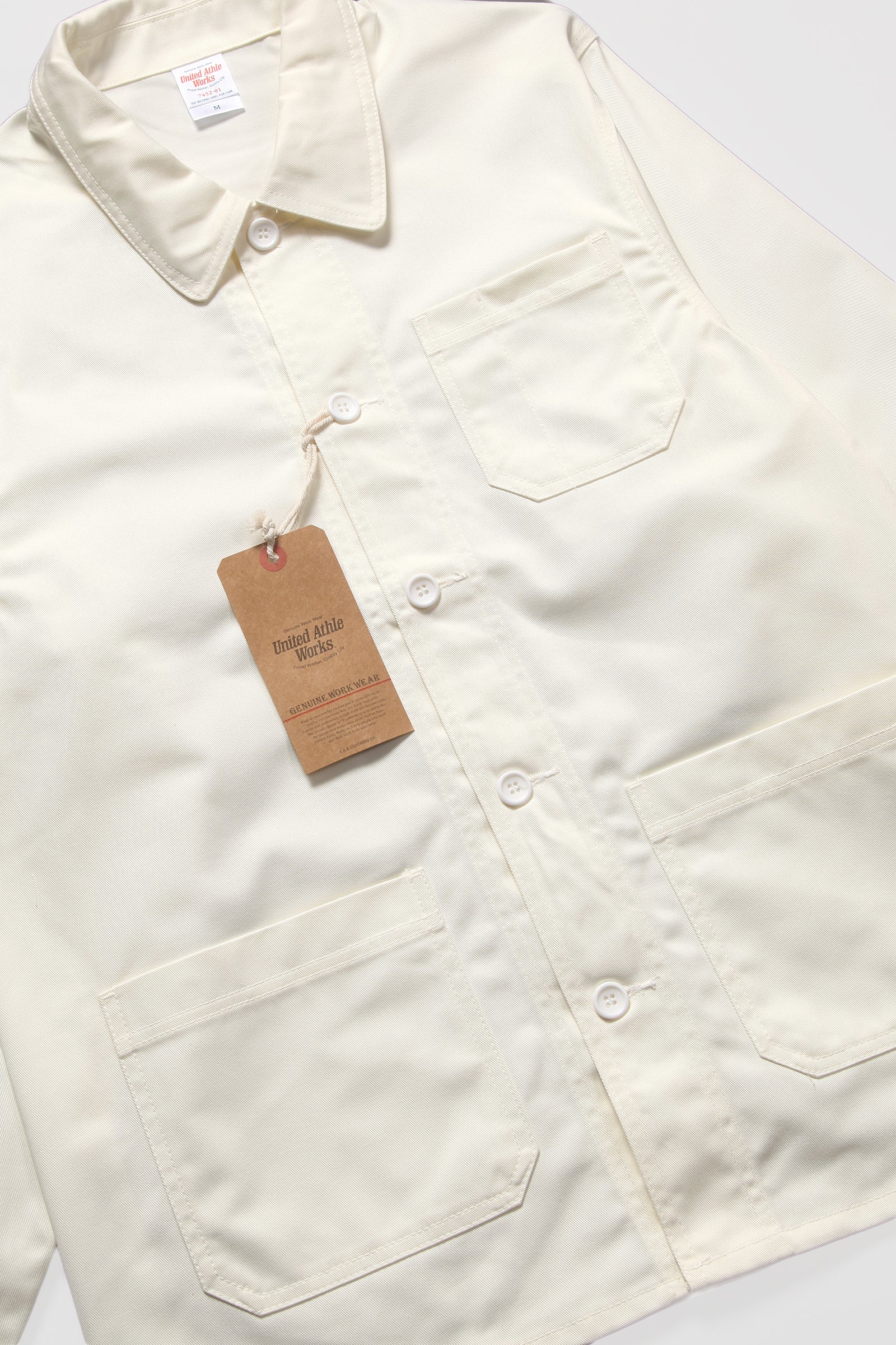 United Athle Works - 7452 Coverall Jacket - Off White - Image 2
