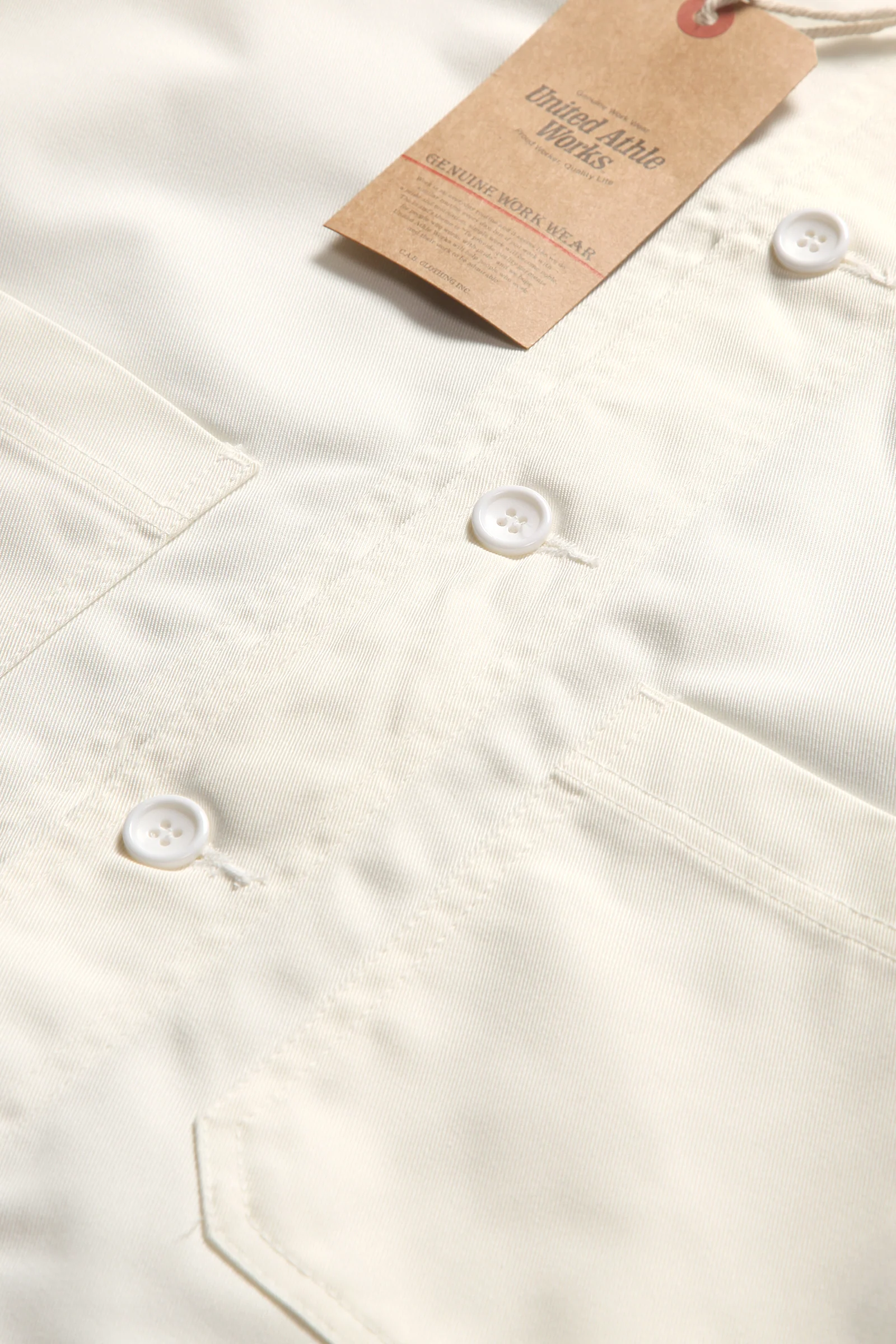 United Athle Works - 7452 Coverall Jacket - Off White - Image 4