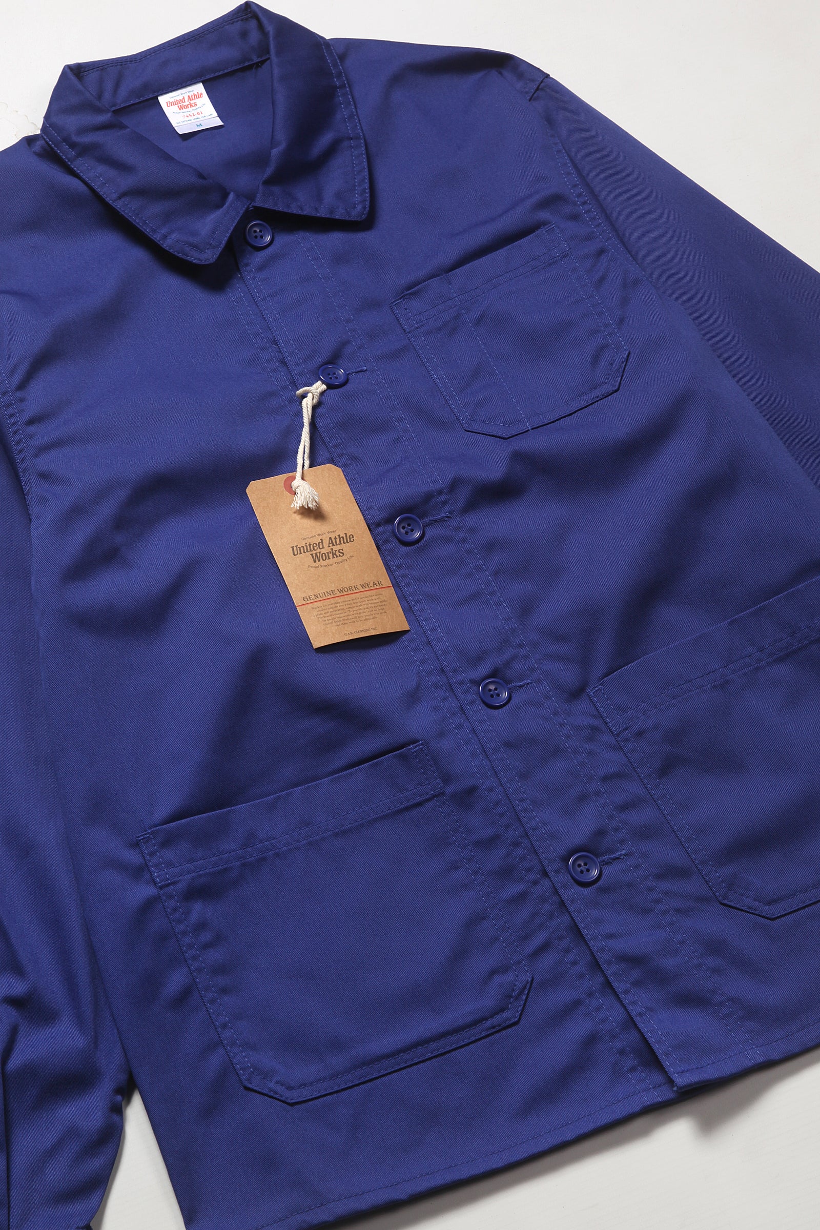 United Athle Works - 7452 Coverall Jacket - Work Blue - Image 2