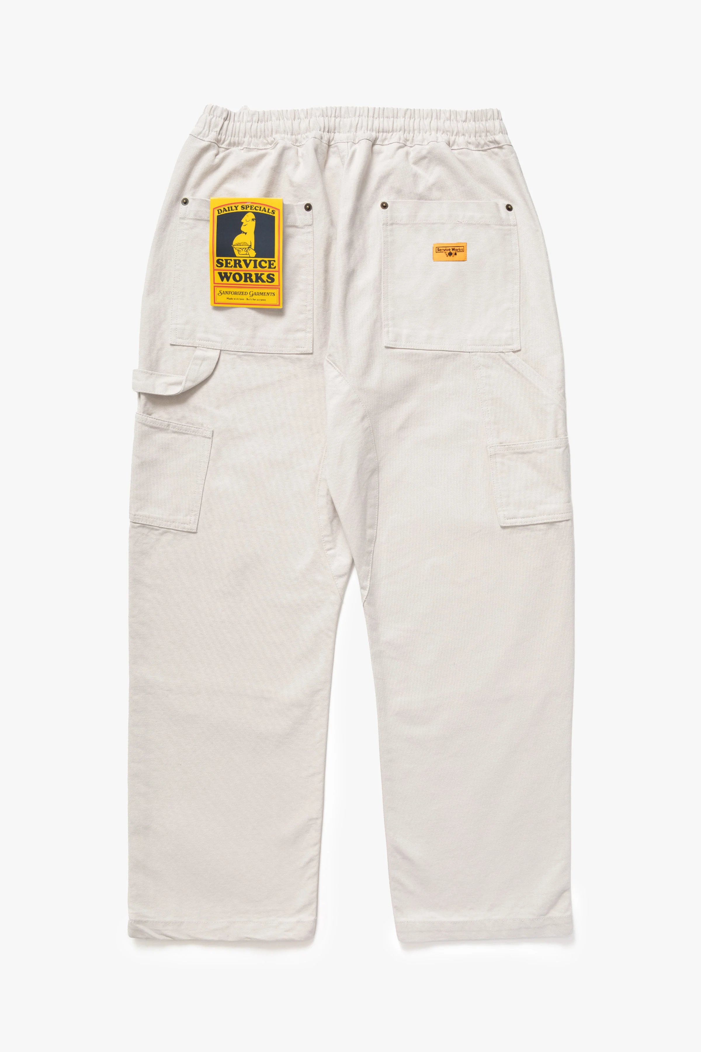 Service Works - Utility Chef Pants - Bone - Image 8