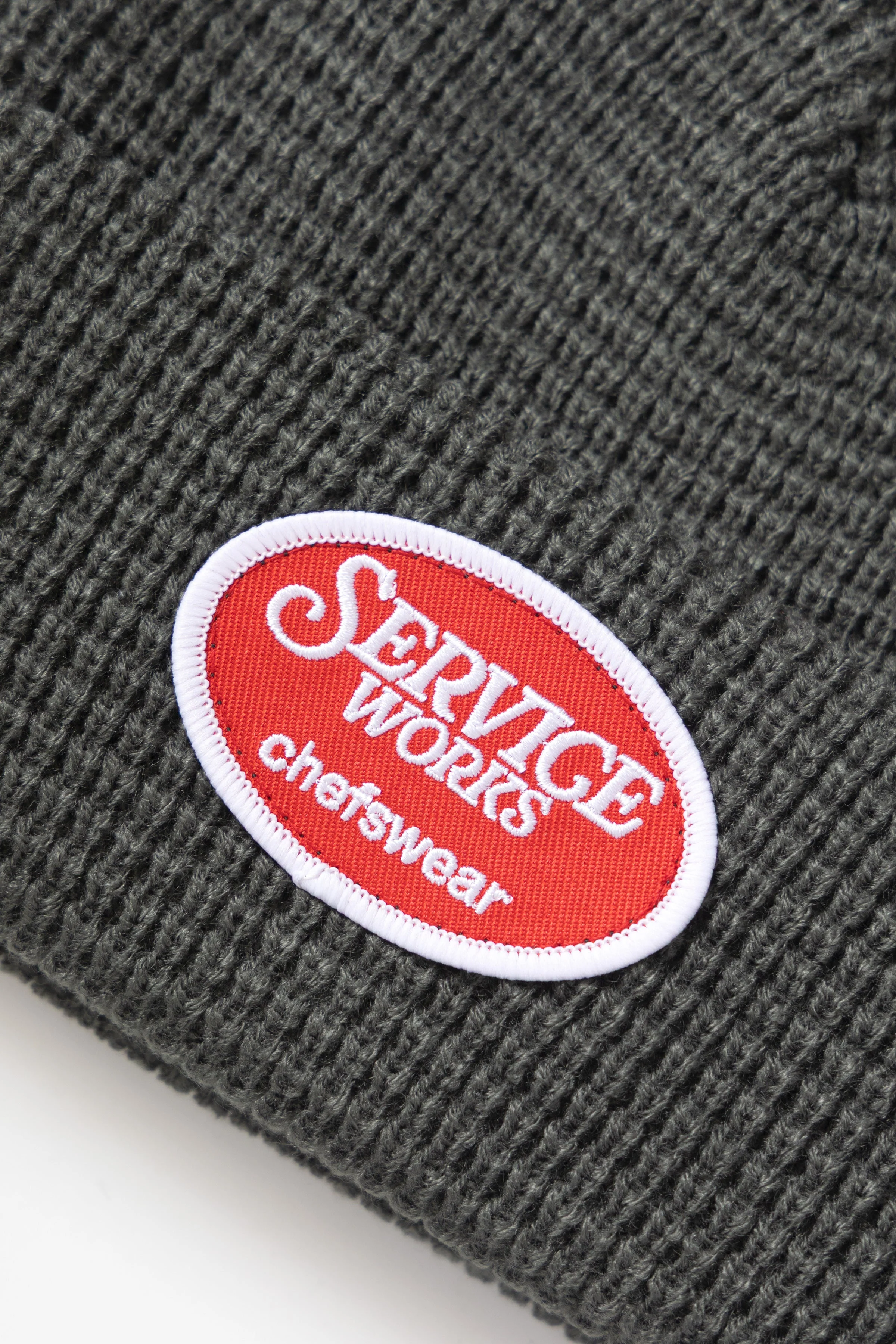 Service Works - Waffle Patch Beanie - Grey - Image 2
