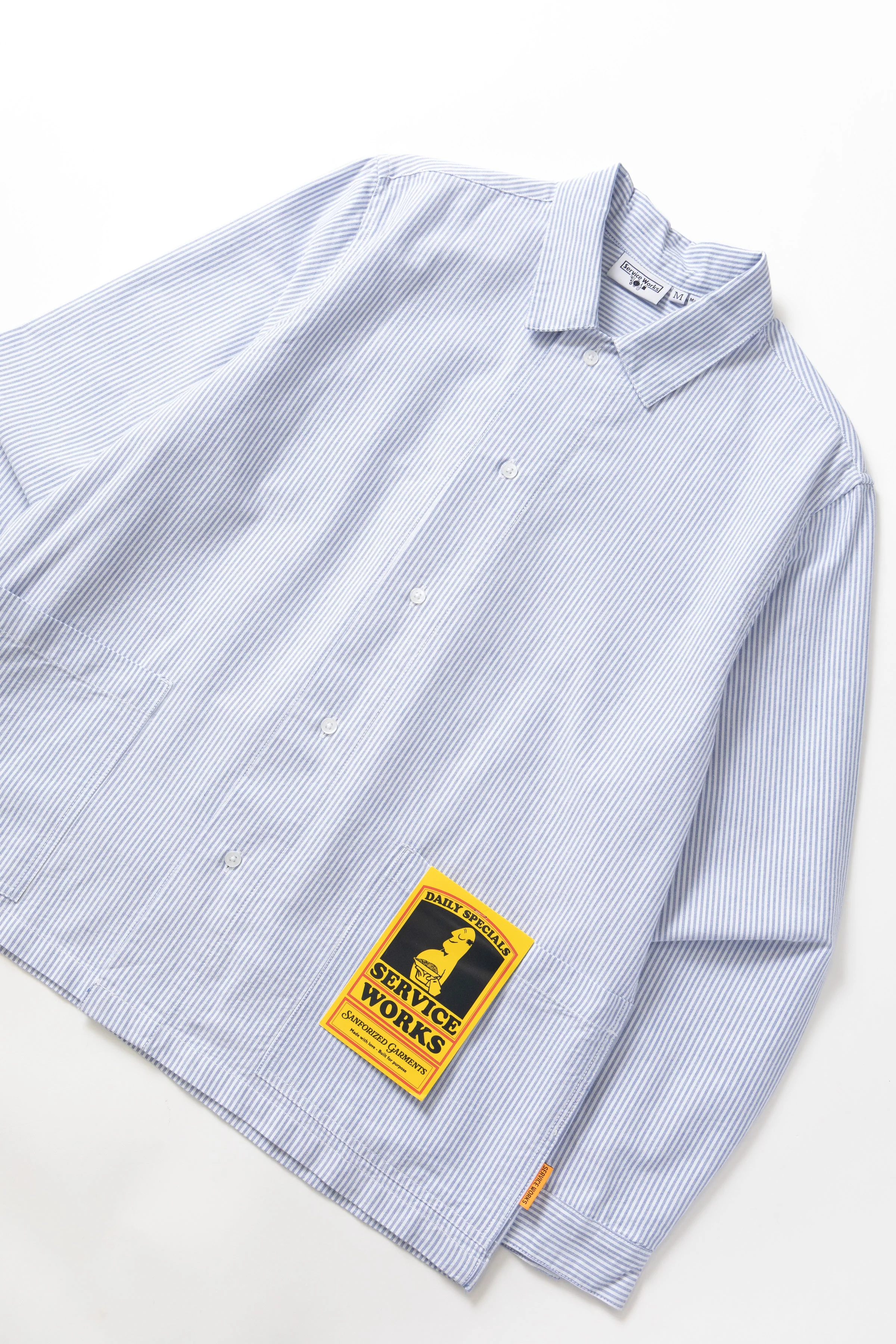 Service Works - Waiter Shirt - Oxford Blue Stripe - Image 2