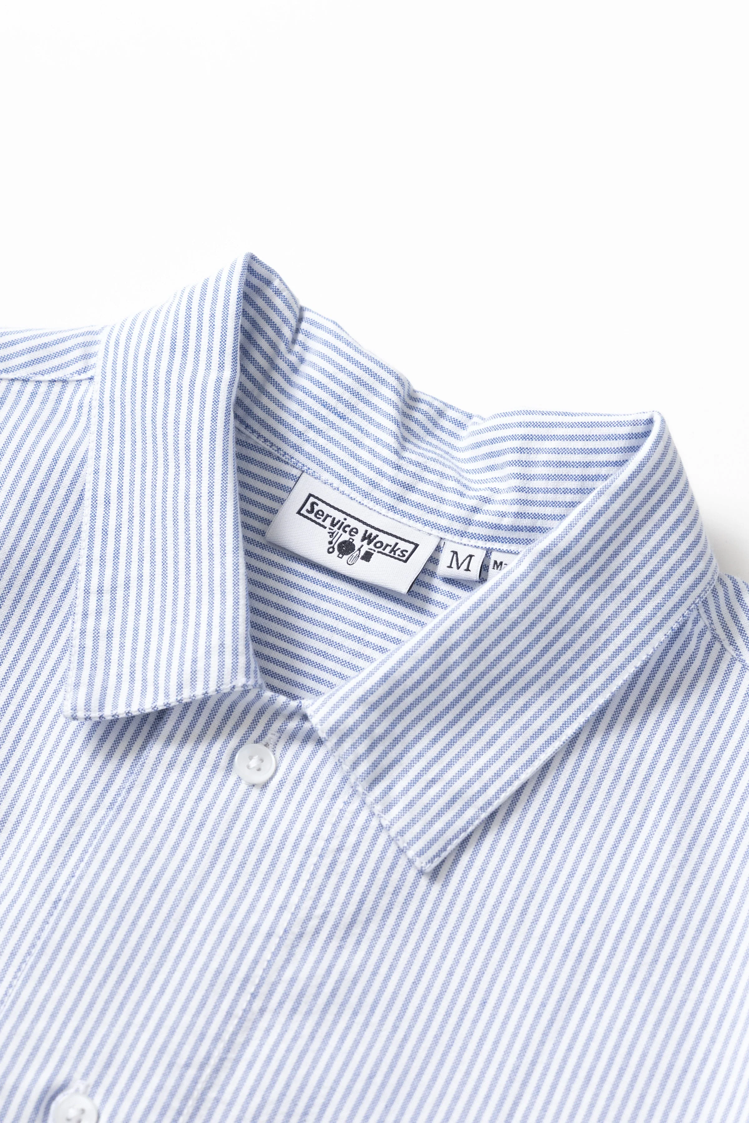 Service Works - Waiter Shirt - Oxford Blue Stripe - Image 4