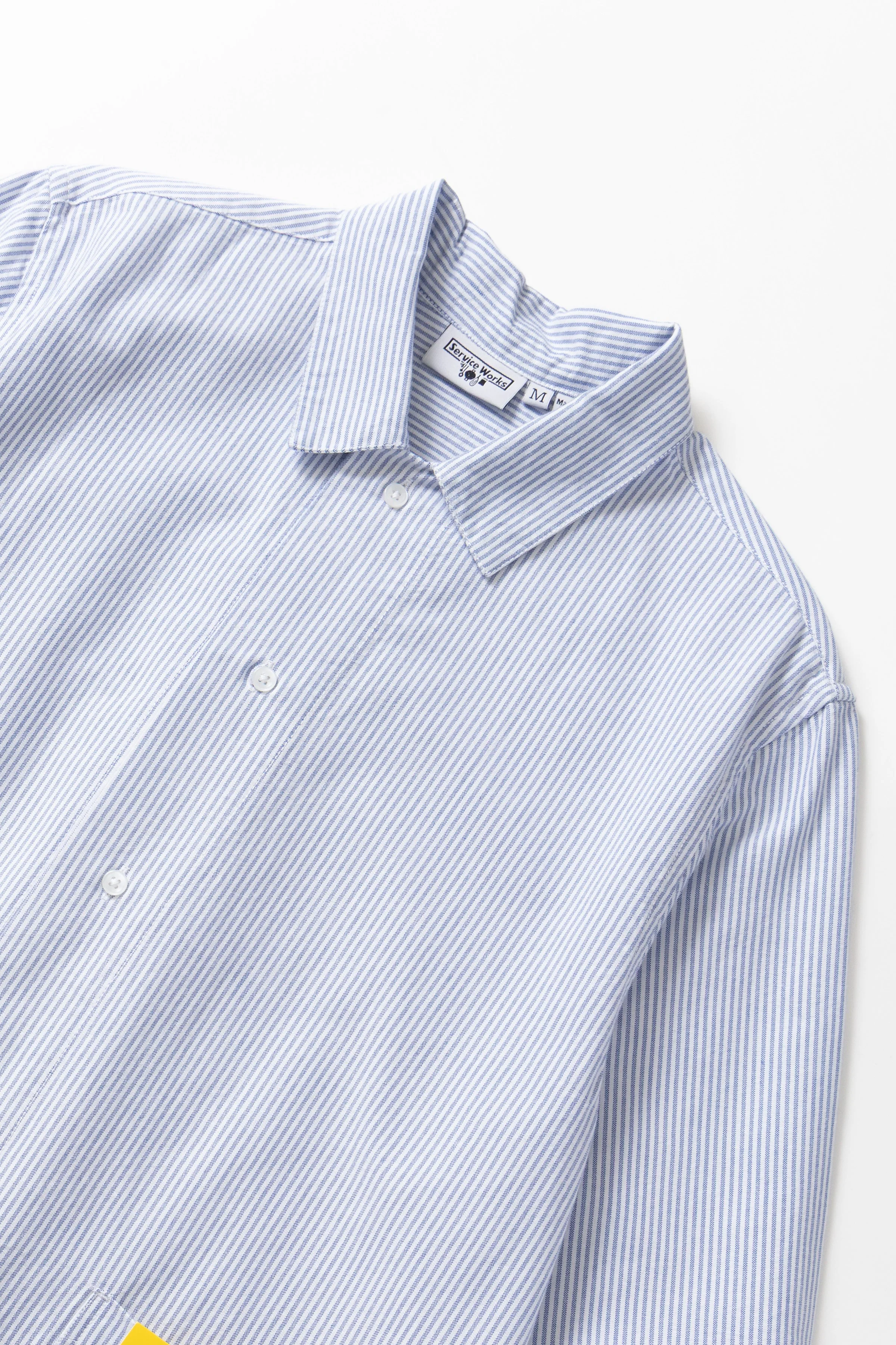 Service Works - Waiter Shirt - Oxford Blue Stripe - Image 7