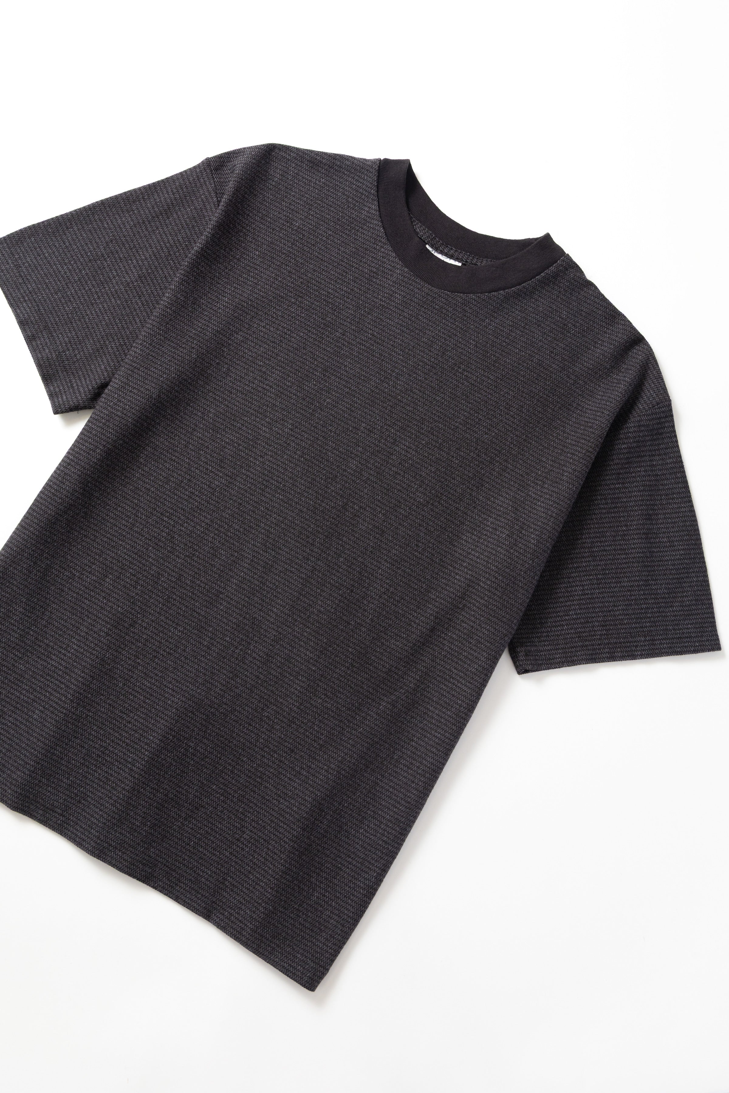 Walla Walla Sport - Jacquard Stripe Tee - Black - Image 3